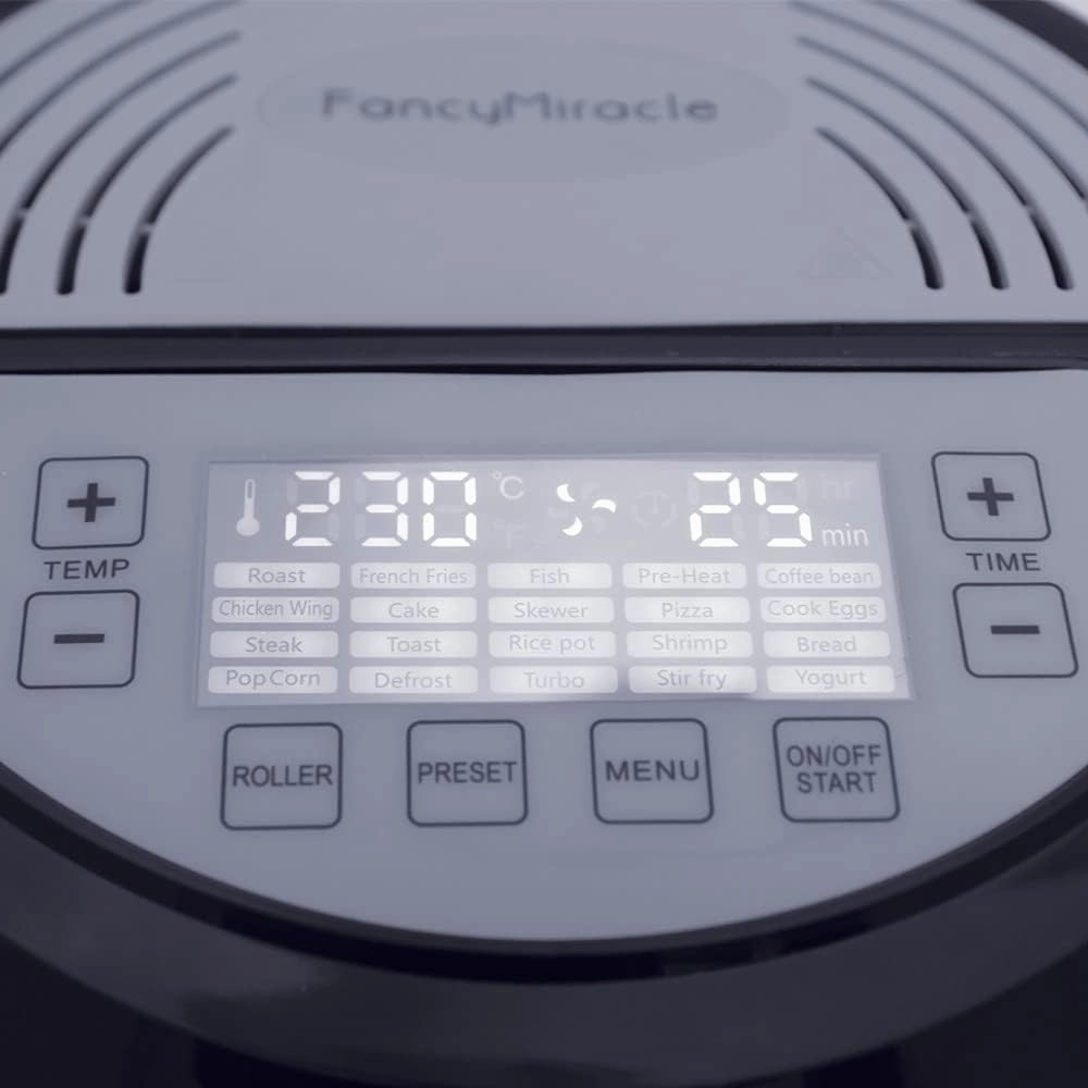 Fancy Miracle Air fryer, 11Lit, 1300Watts, Grey