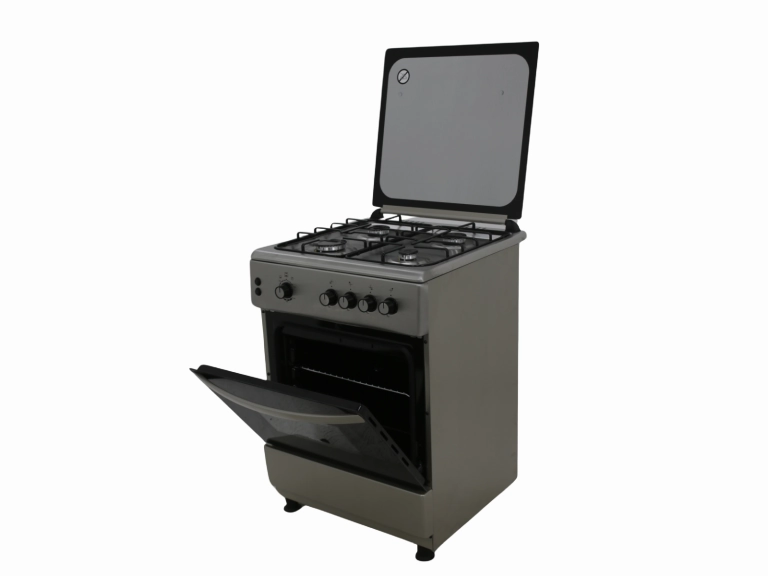 FIESTA  FREESTADING GAS OVEN 60CM , COLOUR BLACK, WHITE, SILVER  (HxWxD) 85 x 60 x 60 cm Capacity 64 Litres