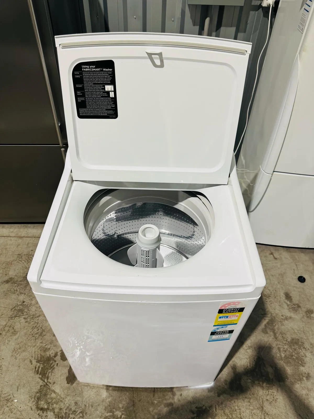 **FISHER & PAYKEL 10 KGS TOP LOADER WASHING MACHINE (FABRICSMART)**