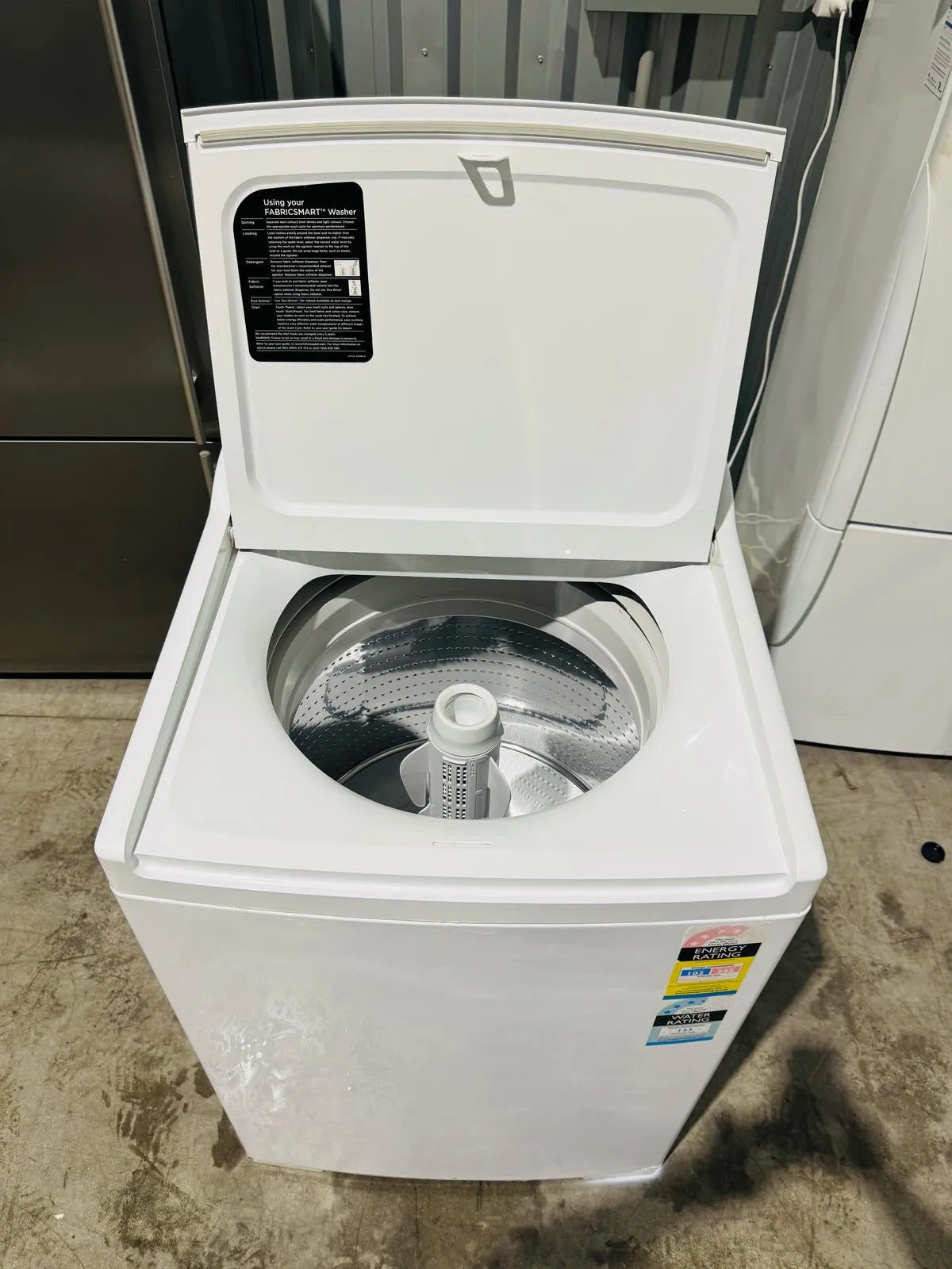 **FISHER & PAYKEL 10 KGS TOP LOADER WASHING MACHINE (FABRICSMART)**