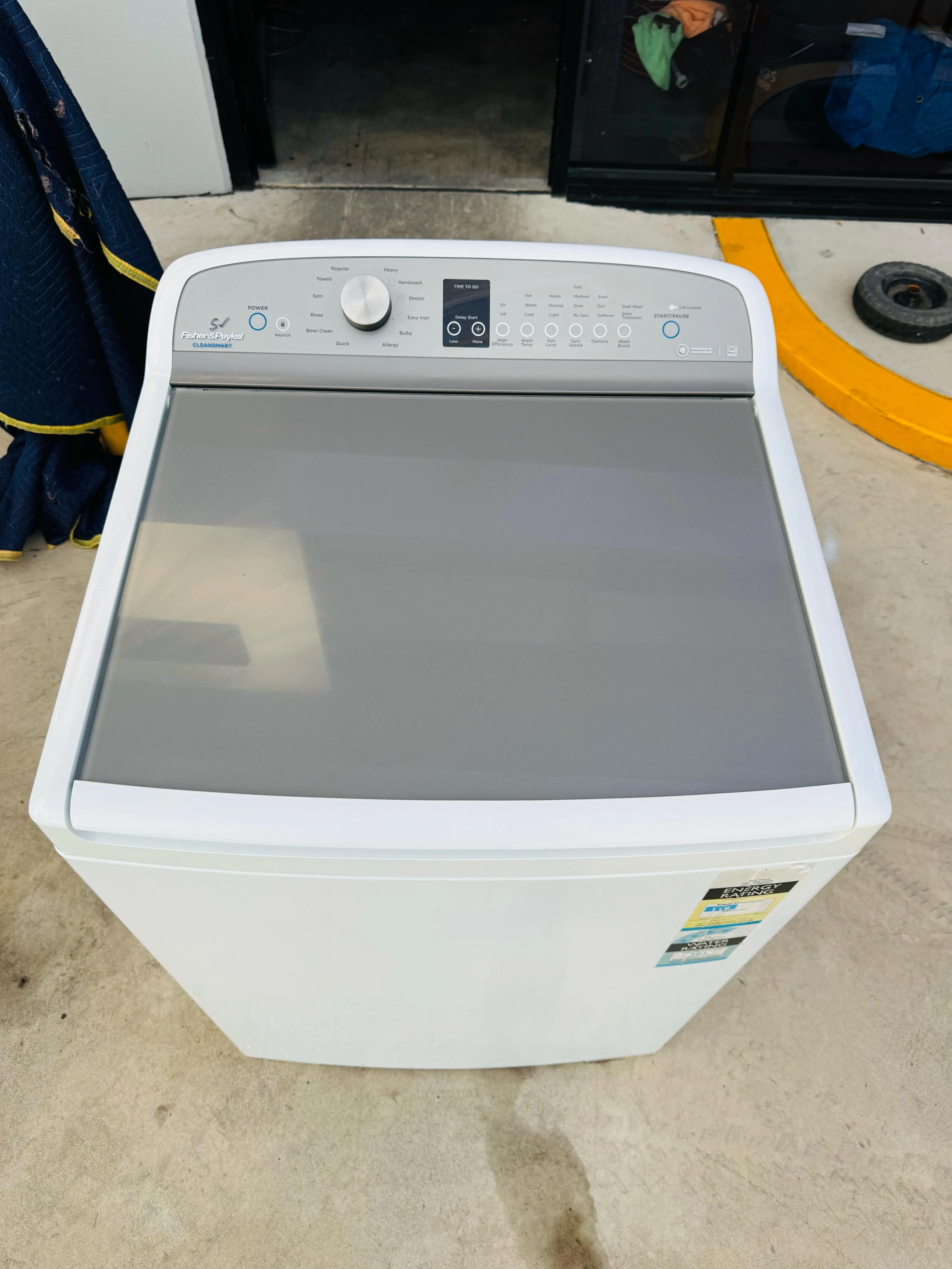 **FISHER & PAYKEL 10 KGS TOP LOADER WASHING MACHINE**