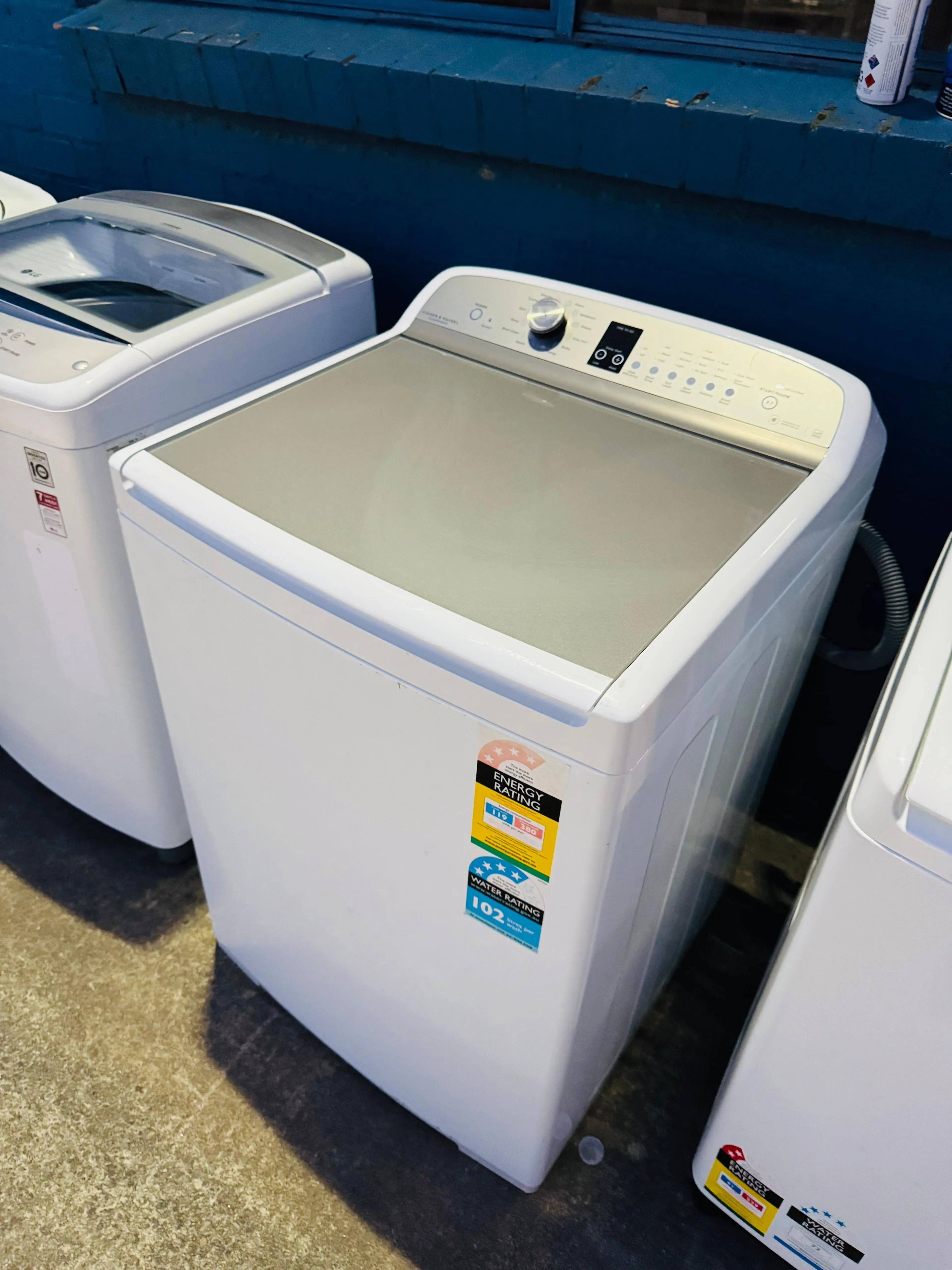 **FISHER & PAYKEL 10 KGS WASHSMART TOP LOADER WASHING MACHINE**