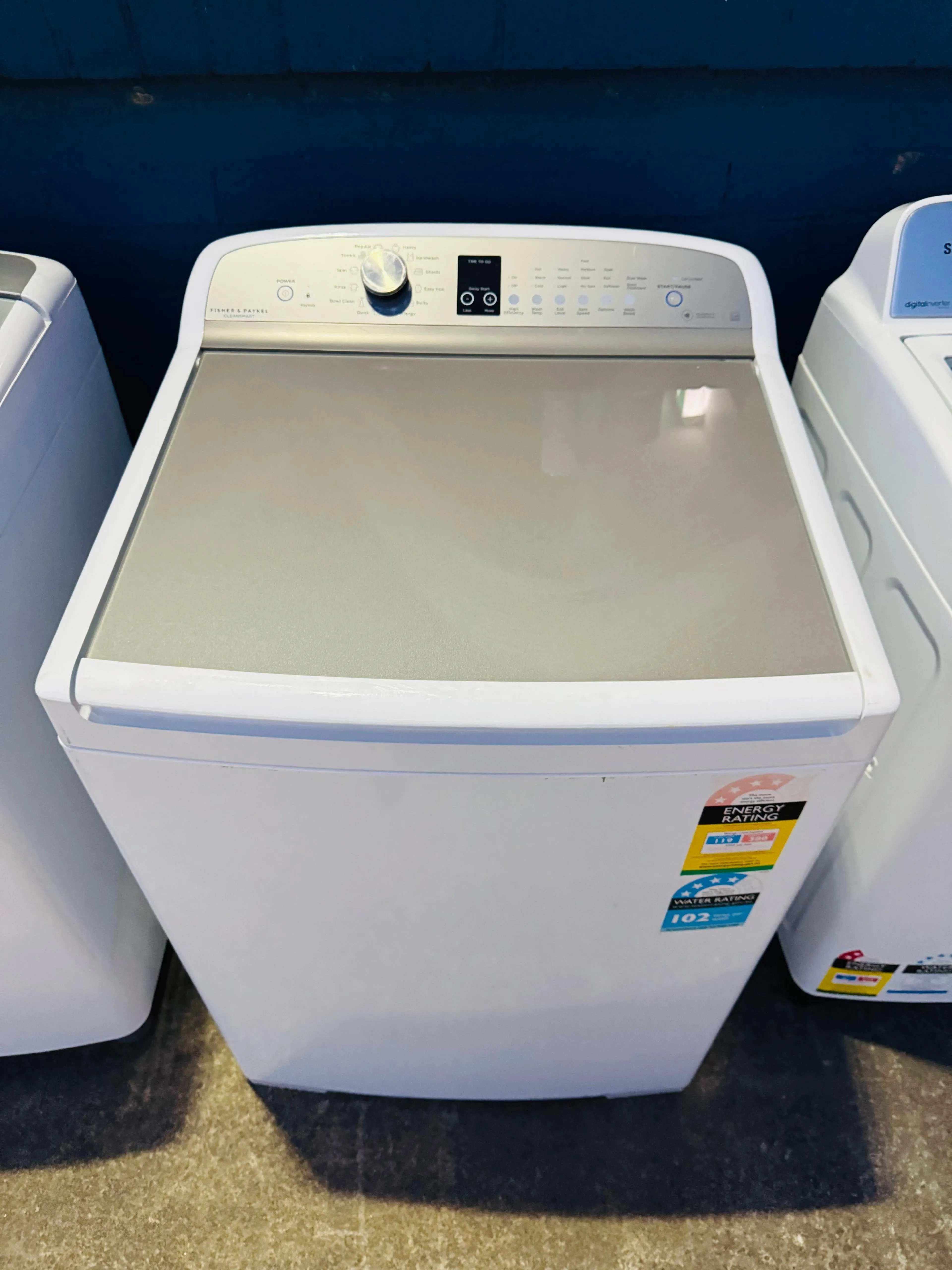**FISHER & PAYKEL 10 KGS WASHSMART TOP LOADER WASHING MACHINE**