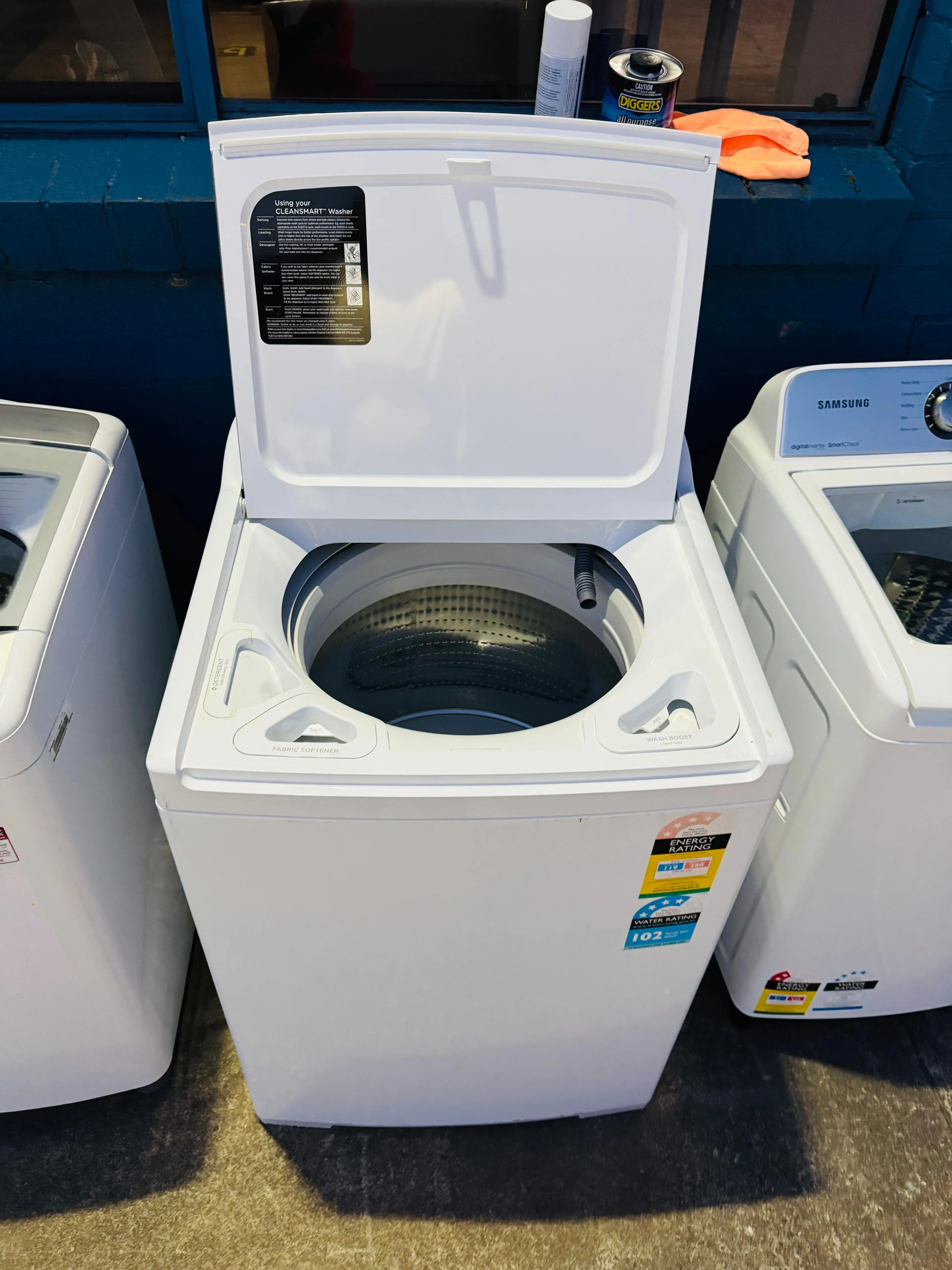 **FISHER & PAYKEL 10 KGS WASHSMART TOP LOADER WASHING MACHINE**