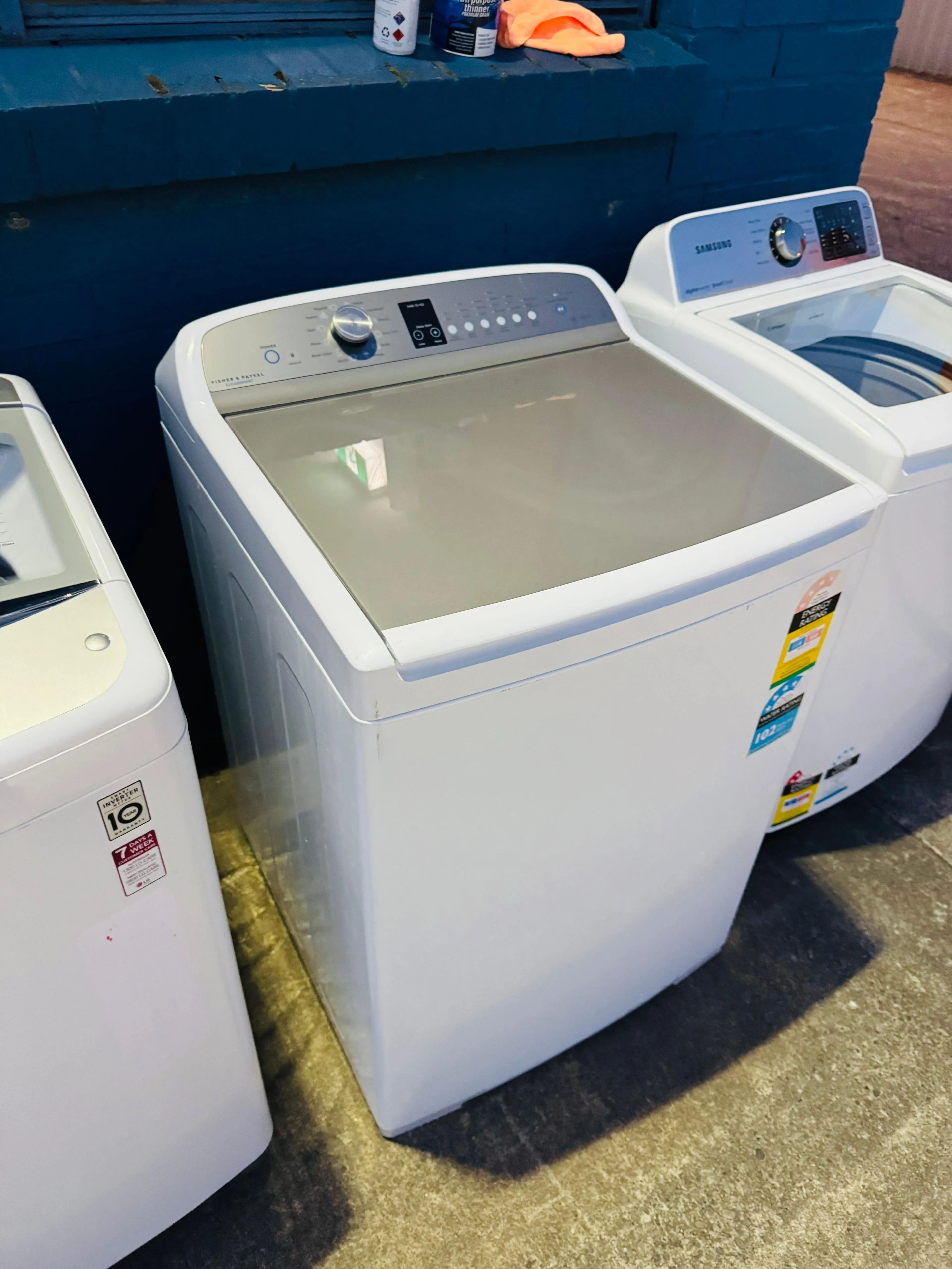 **FISHER & PAYKEL 10 KGS WASHSMART TOP LOADER WASHING MACHINE**