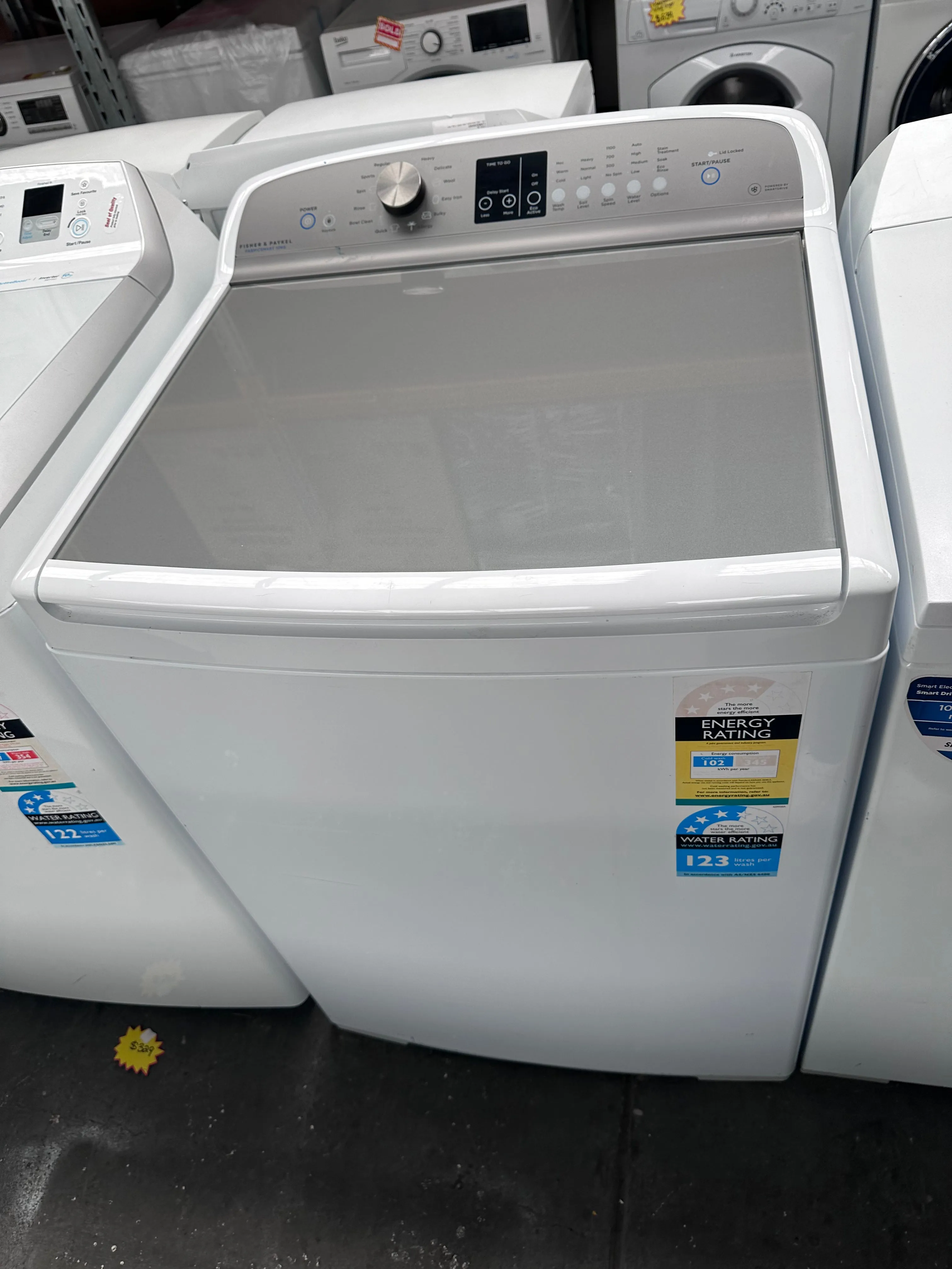 Fisher & Paykel 10kg FabricSmart Top Loader  [Refurbished]