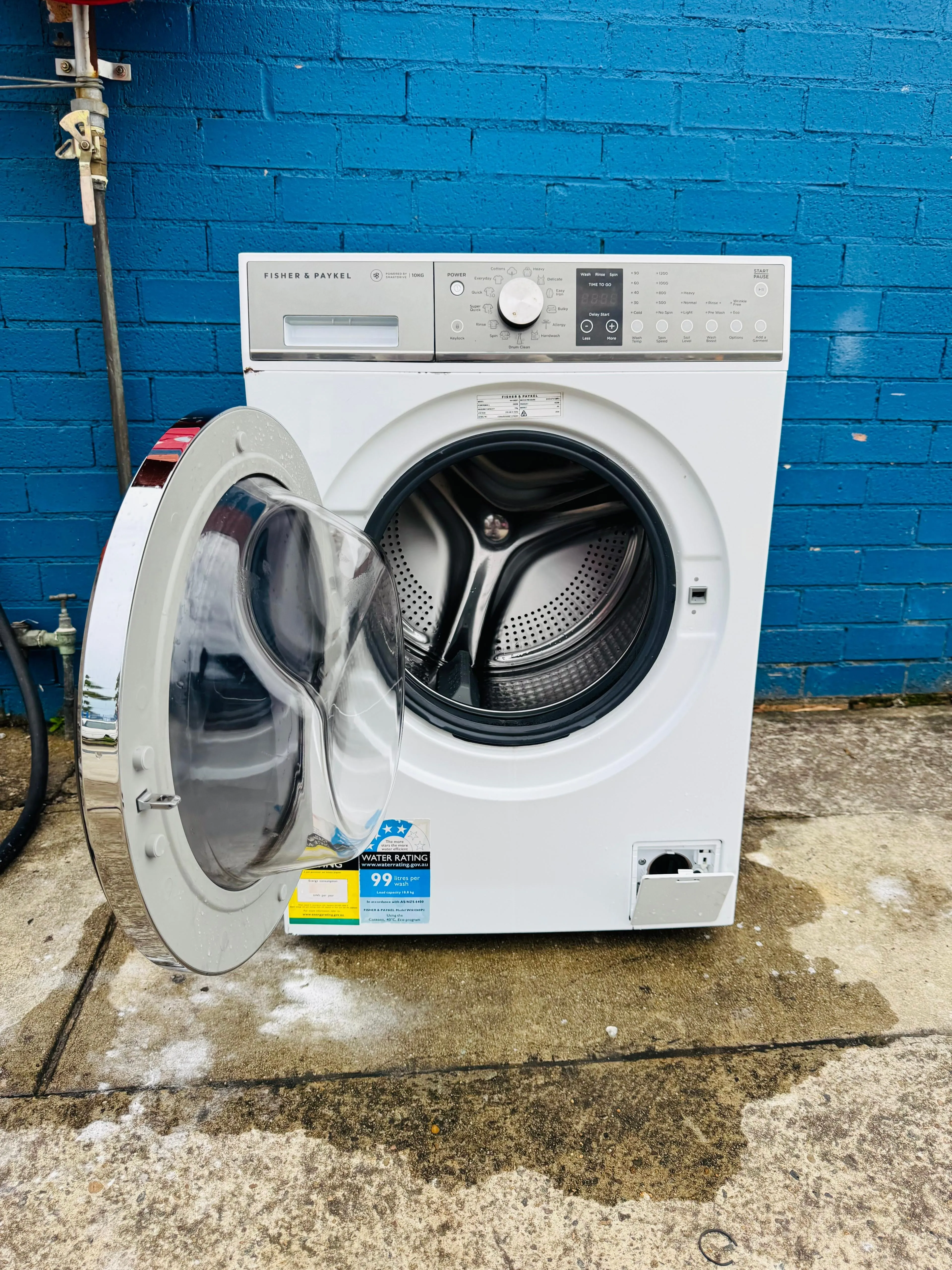 **FISHER & PAYKEL 10KGS FRONT LOADER WASHING MACHINE**