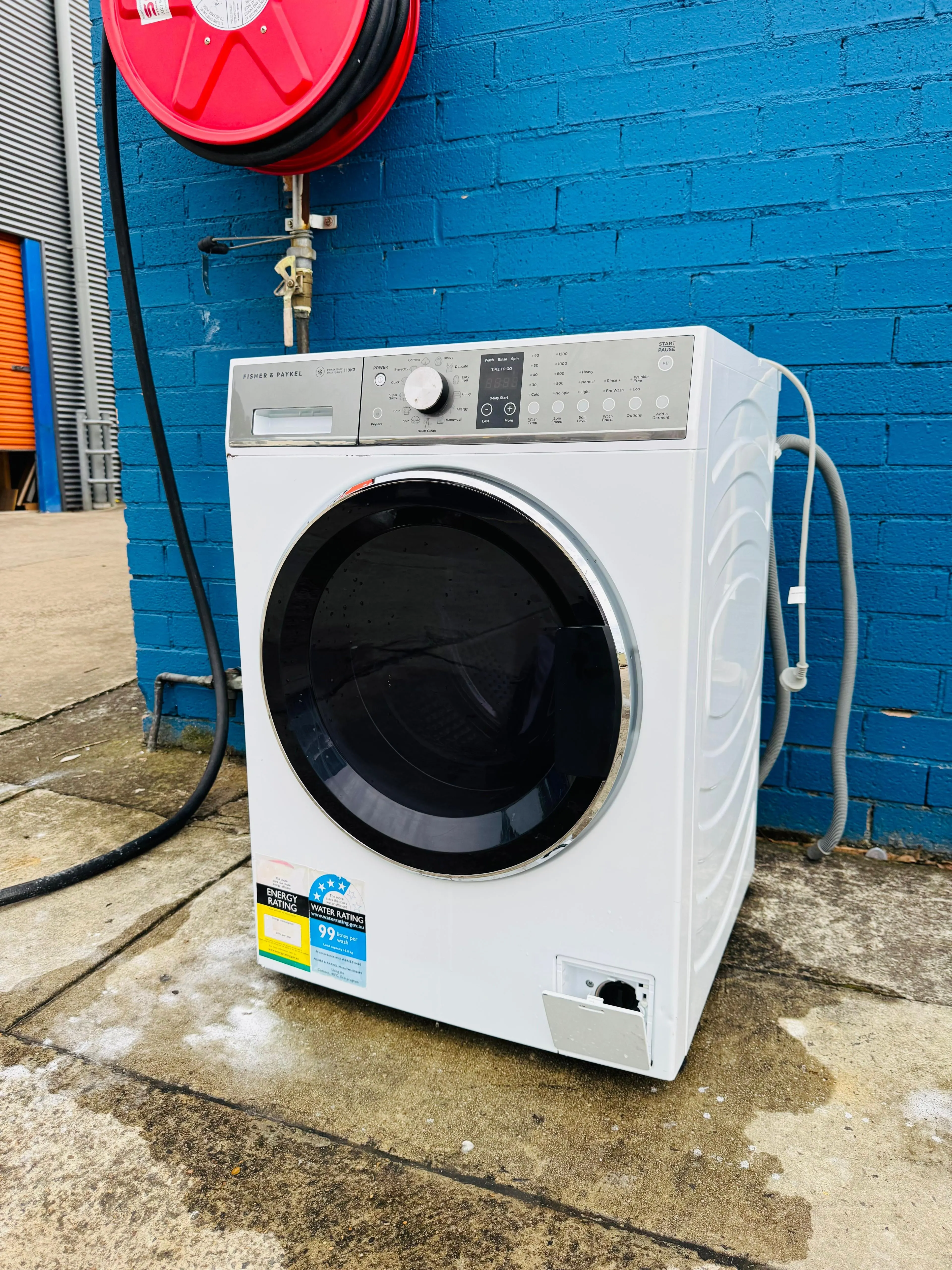 **FISHER & PAYKEL 10KGS FRONT LOADER WASHING MACHINE**
