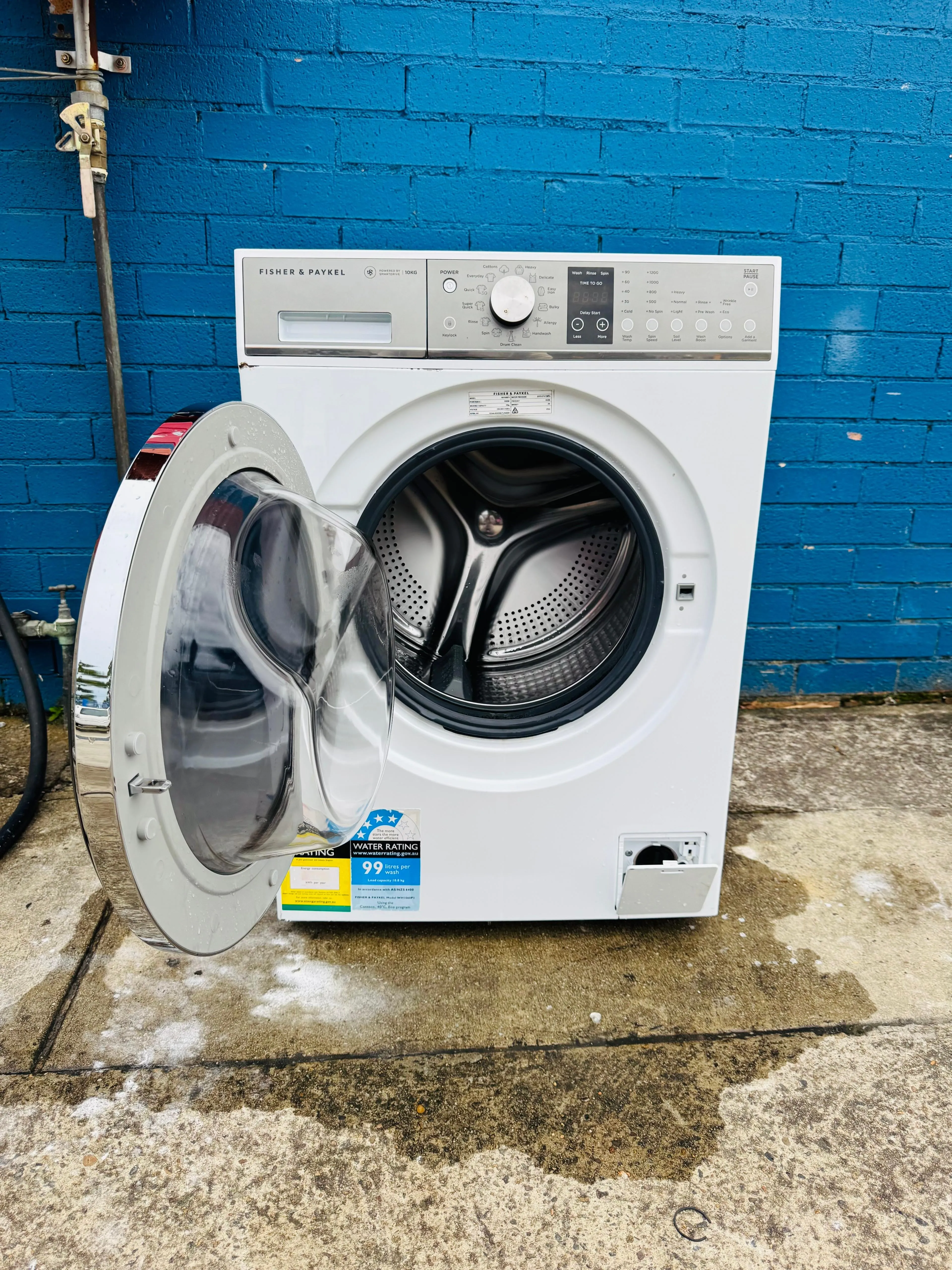 **FISHER & PAYKEL 10KGS FRONT LOADER WASHING MACHINE**