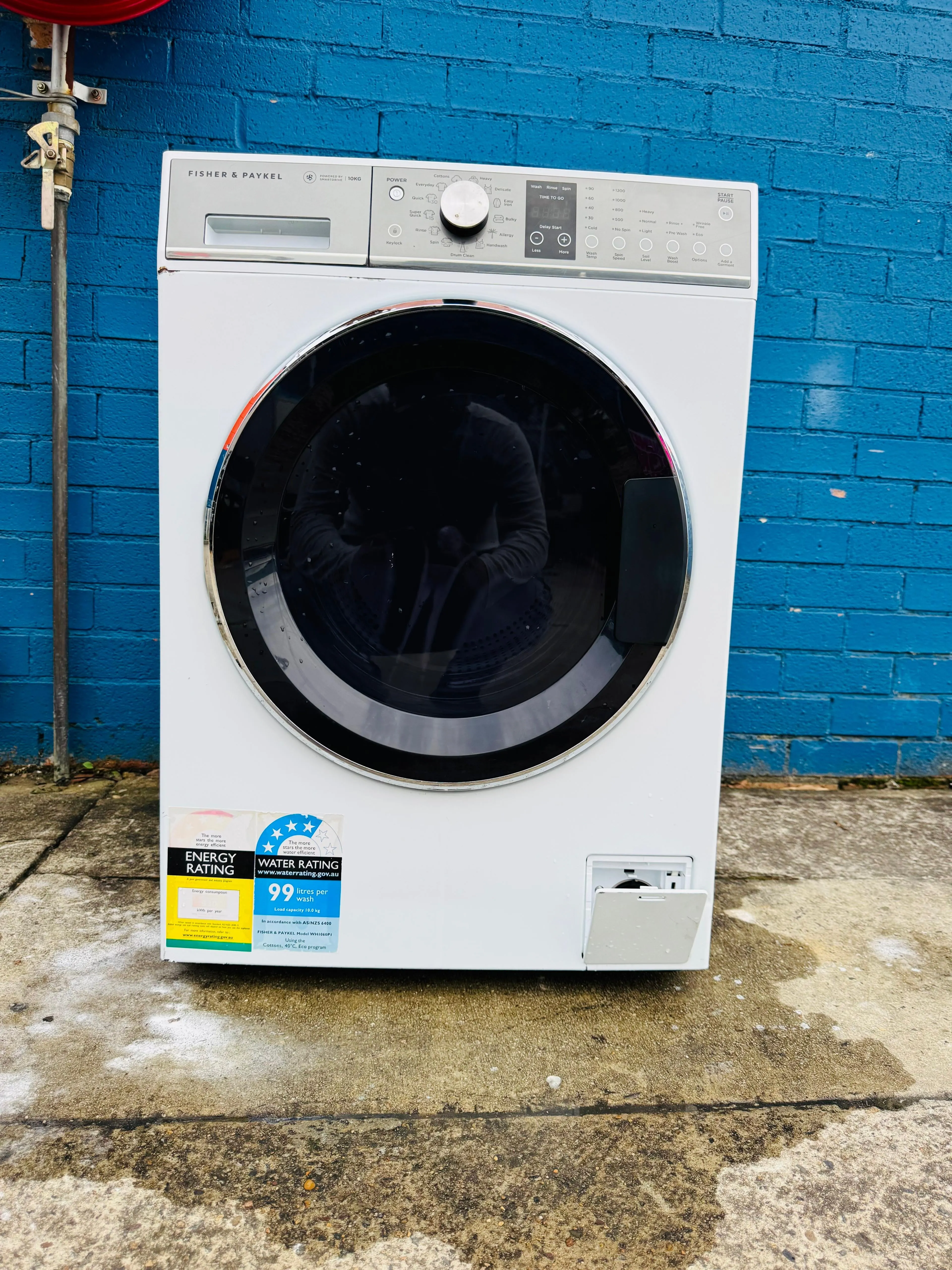 **FISHER & PAYKEL 10KGS FRONT LOADER WASHING MACHINE**