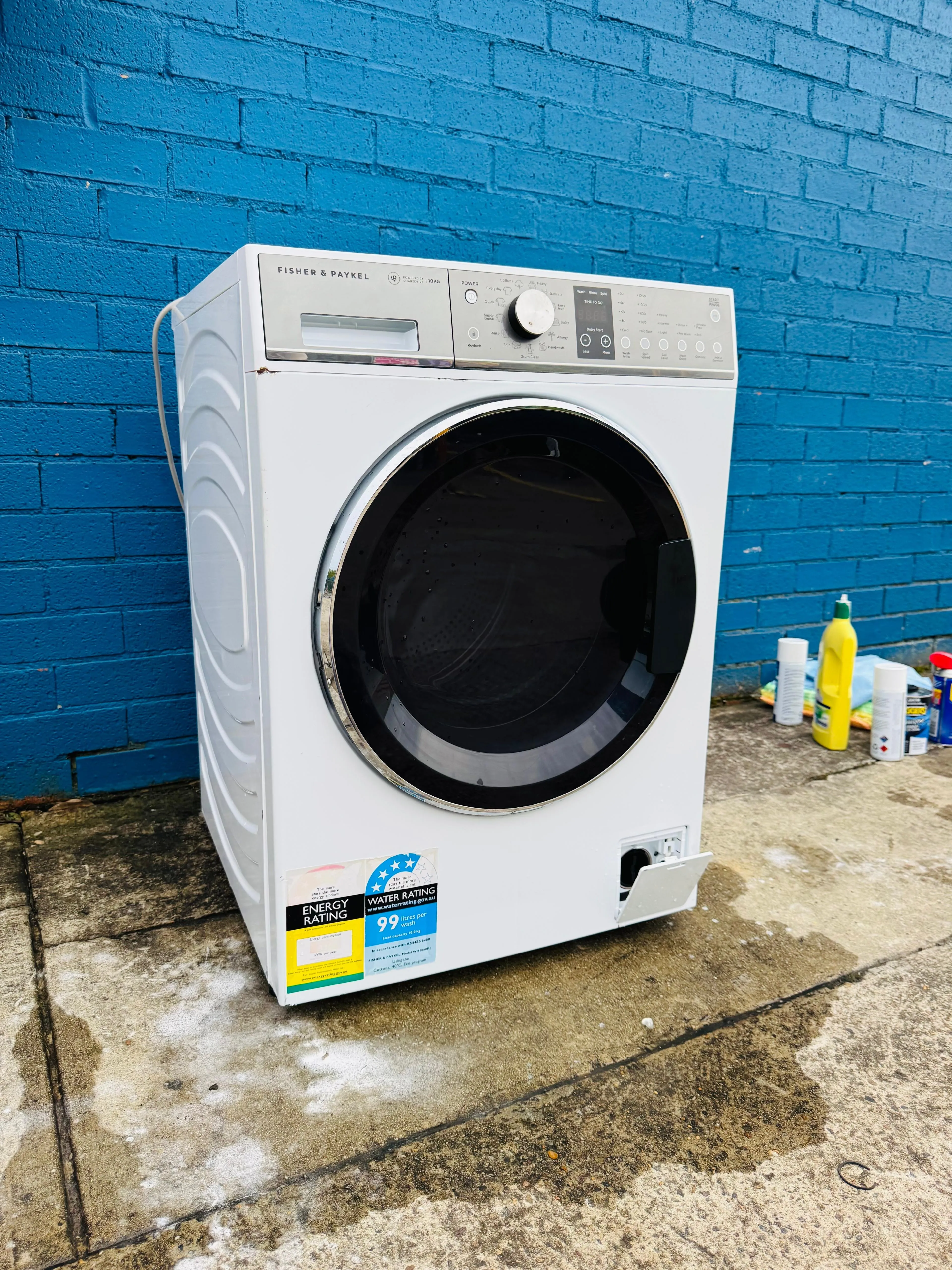 **FISHER & PAYKEL 10KGS FRONT LOADER WASHING MACHINE**
