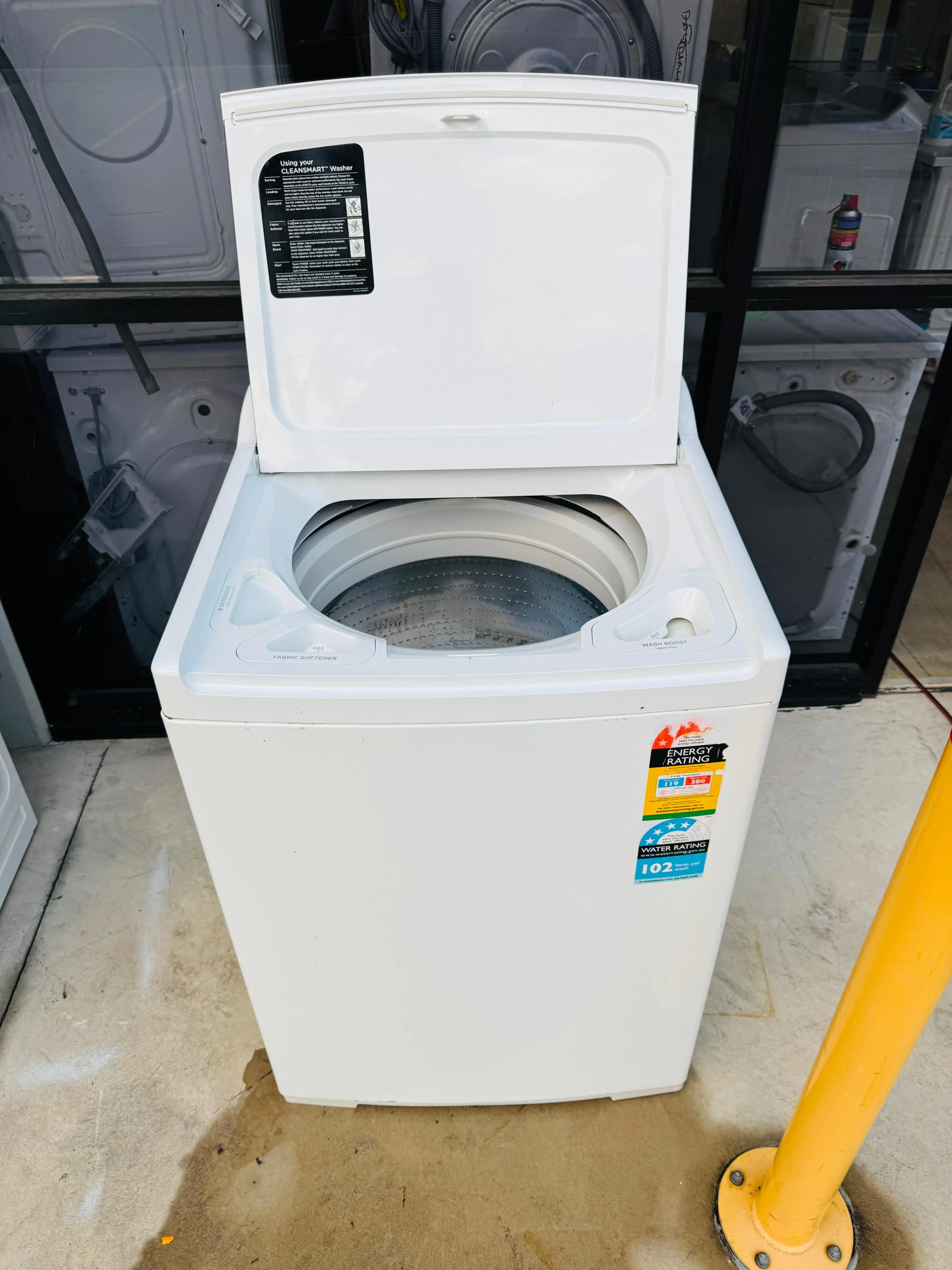 **FISHER & PAYKEL 10KGS TOP LOADER WASHING MACHINE**