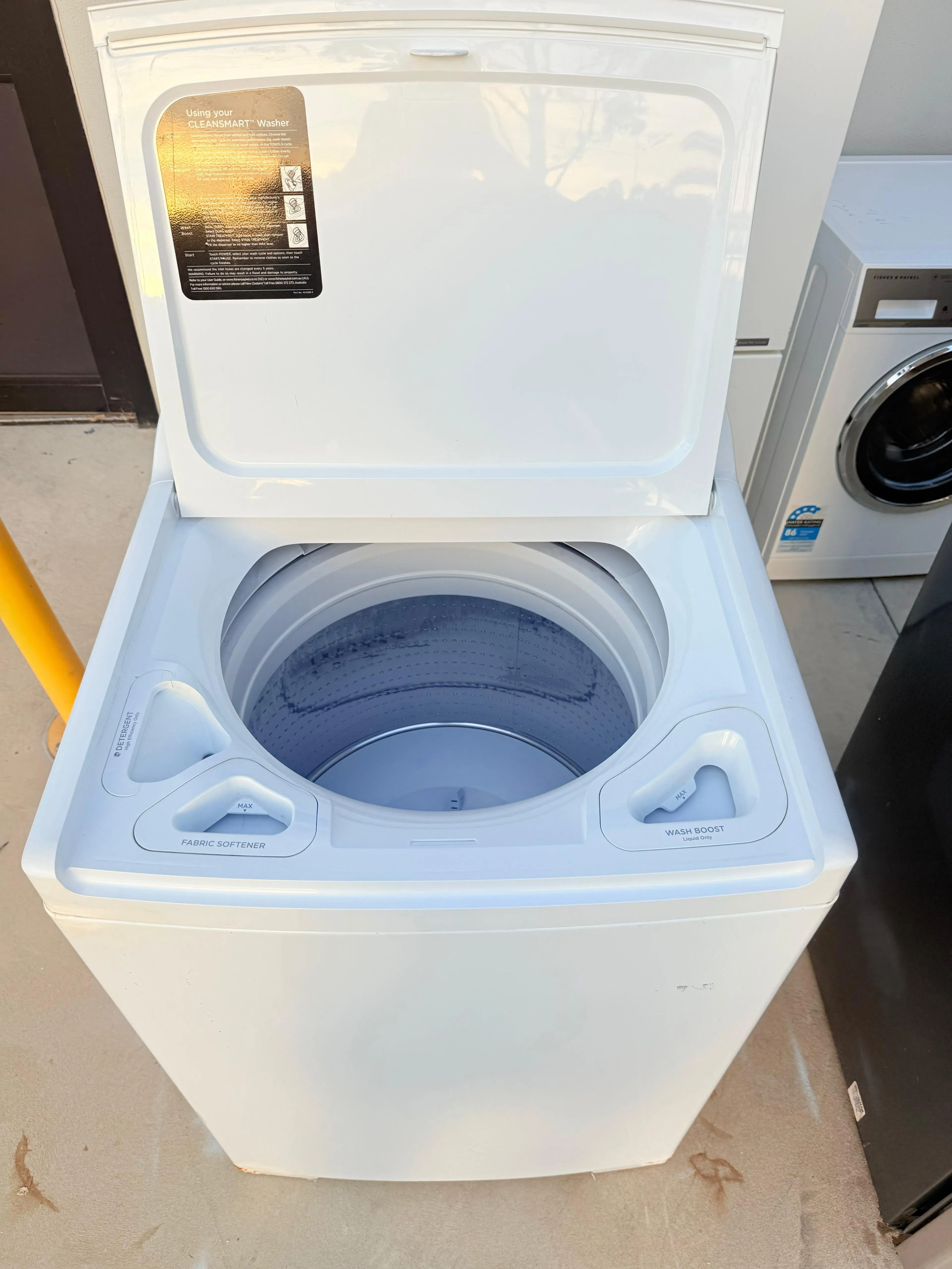**FISHER & PAYKEL 10KGS TOP LOADER WASHING MACHINE**