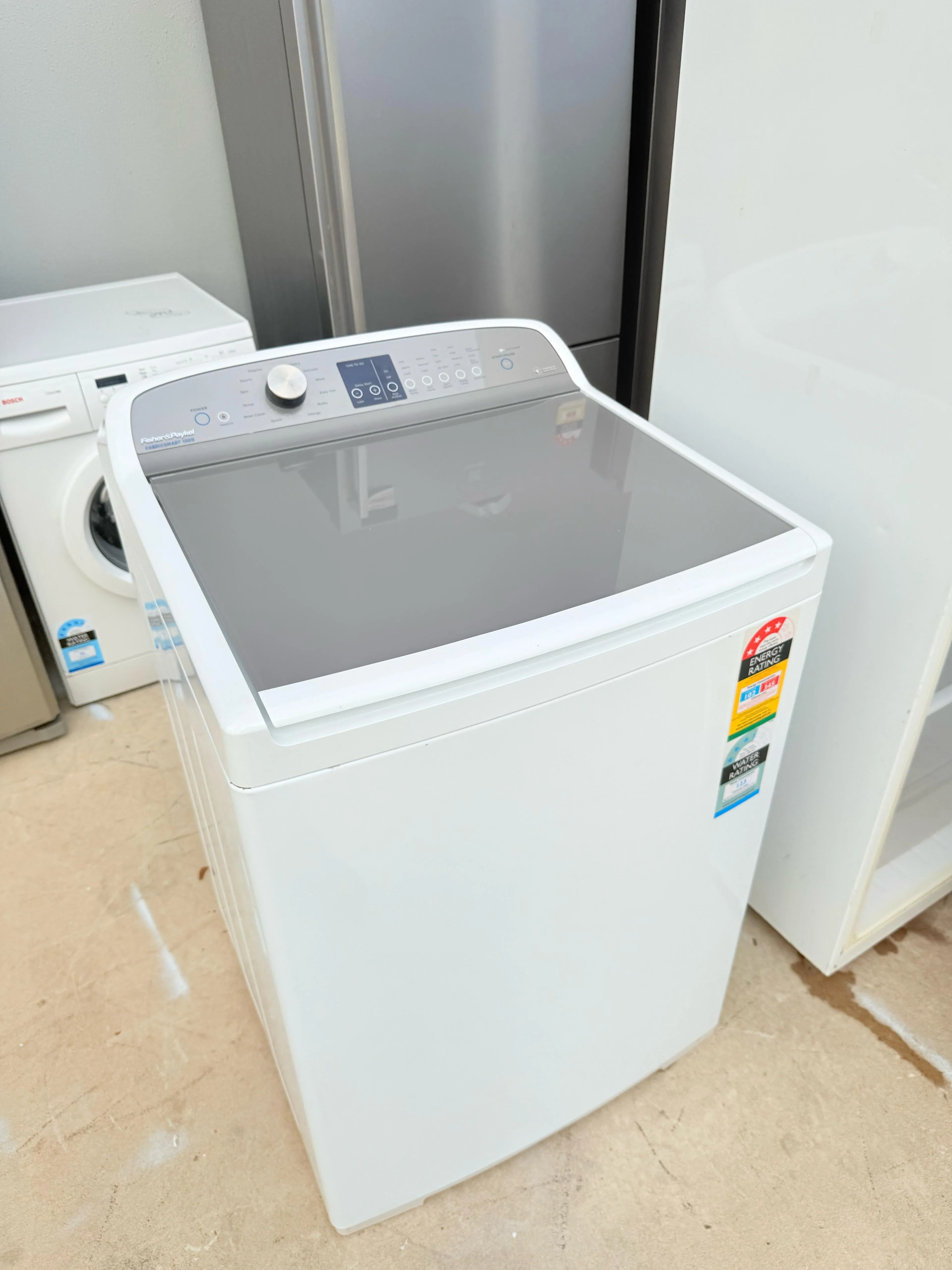 **FISHER & PAYKEL 10KGS TOP LOADER WASHING MACHINE**