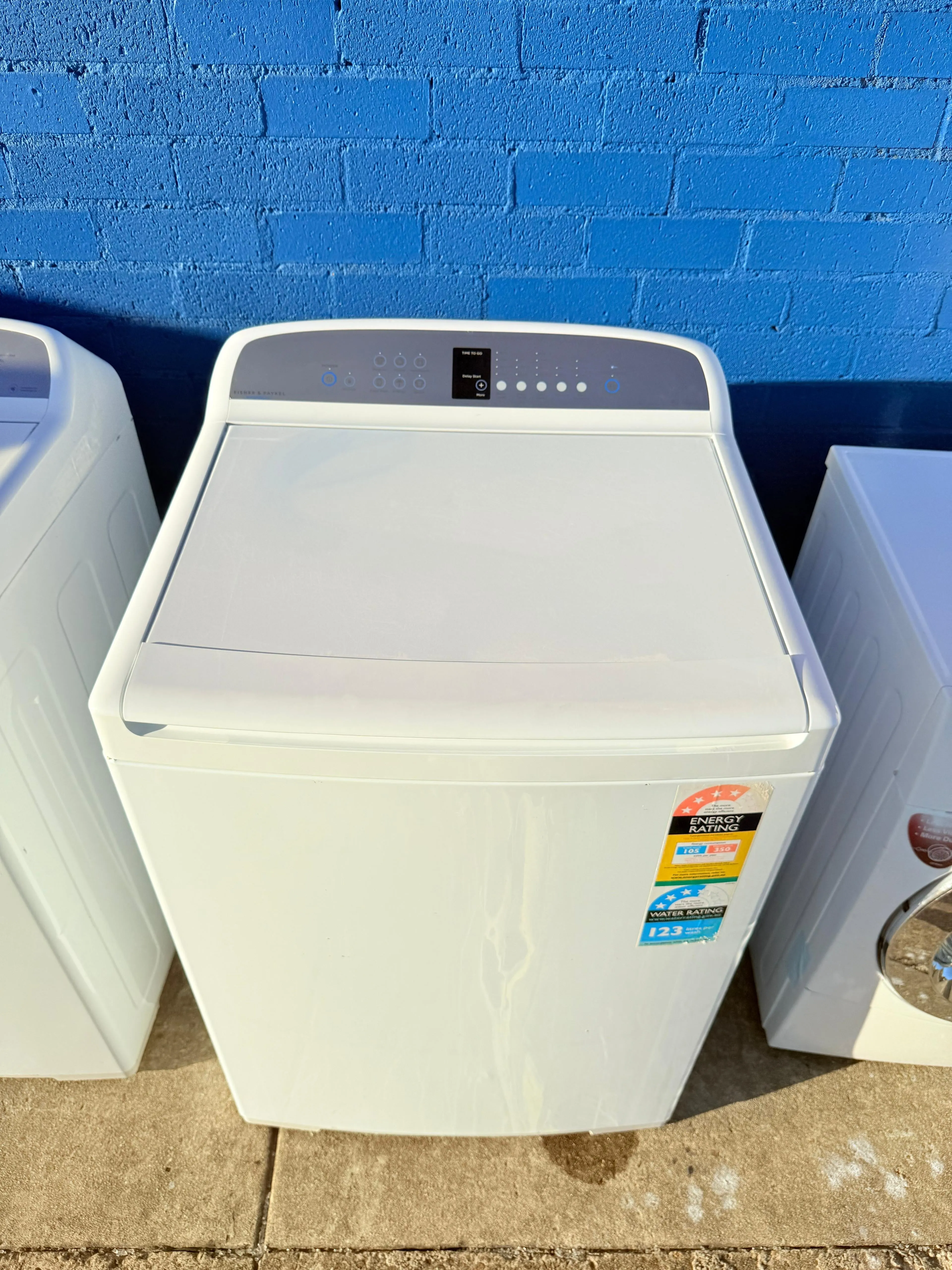 **FISHER & PAYKEL 10KGS TOP LOADER WASHING MACHINE**