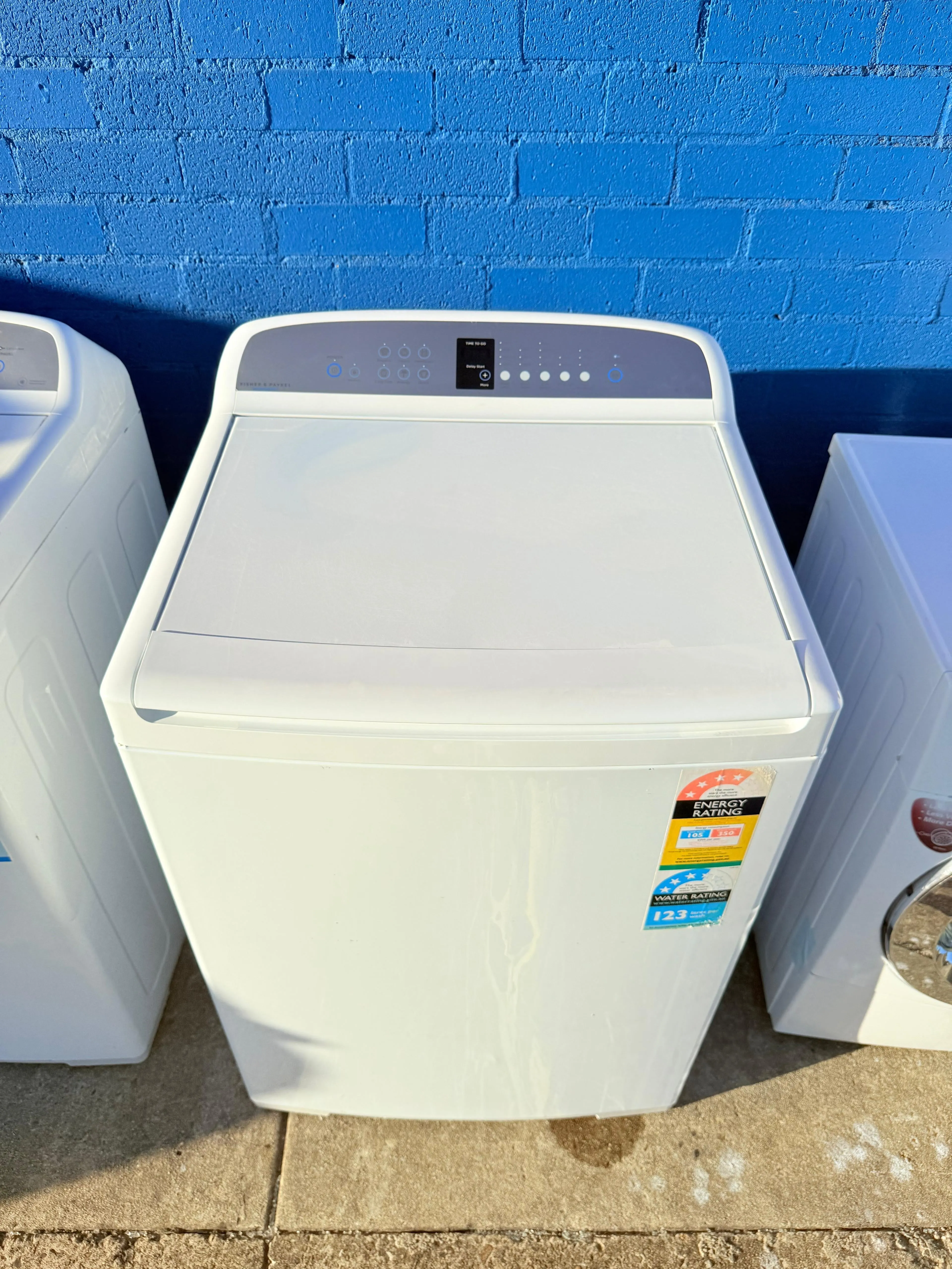 **FISHER & PAYKEL 10KGS TOP LOADER WASHING MACHINE**