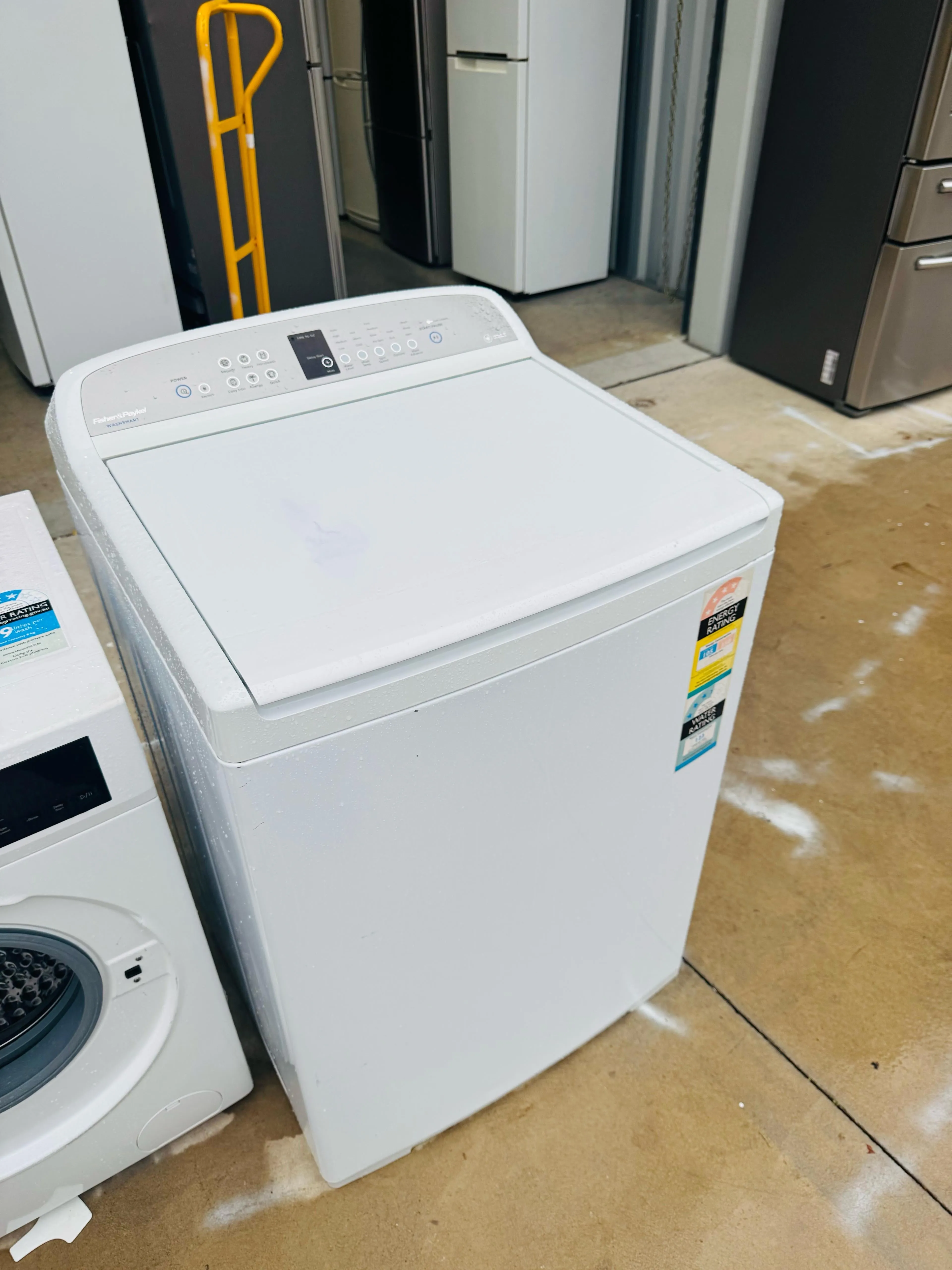 **FISHER & PAYKEL 10KGS TOP LOADER WASHING MACHINE**