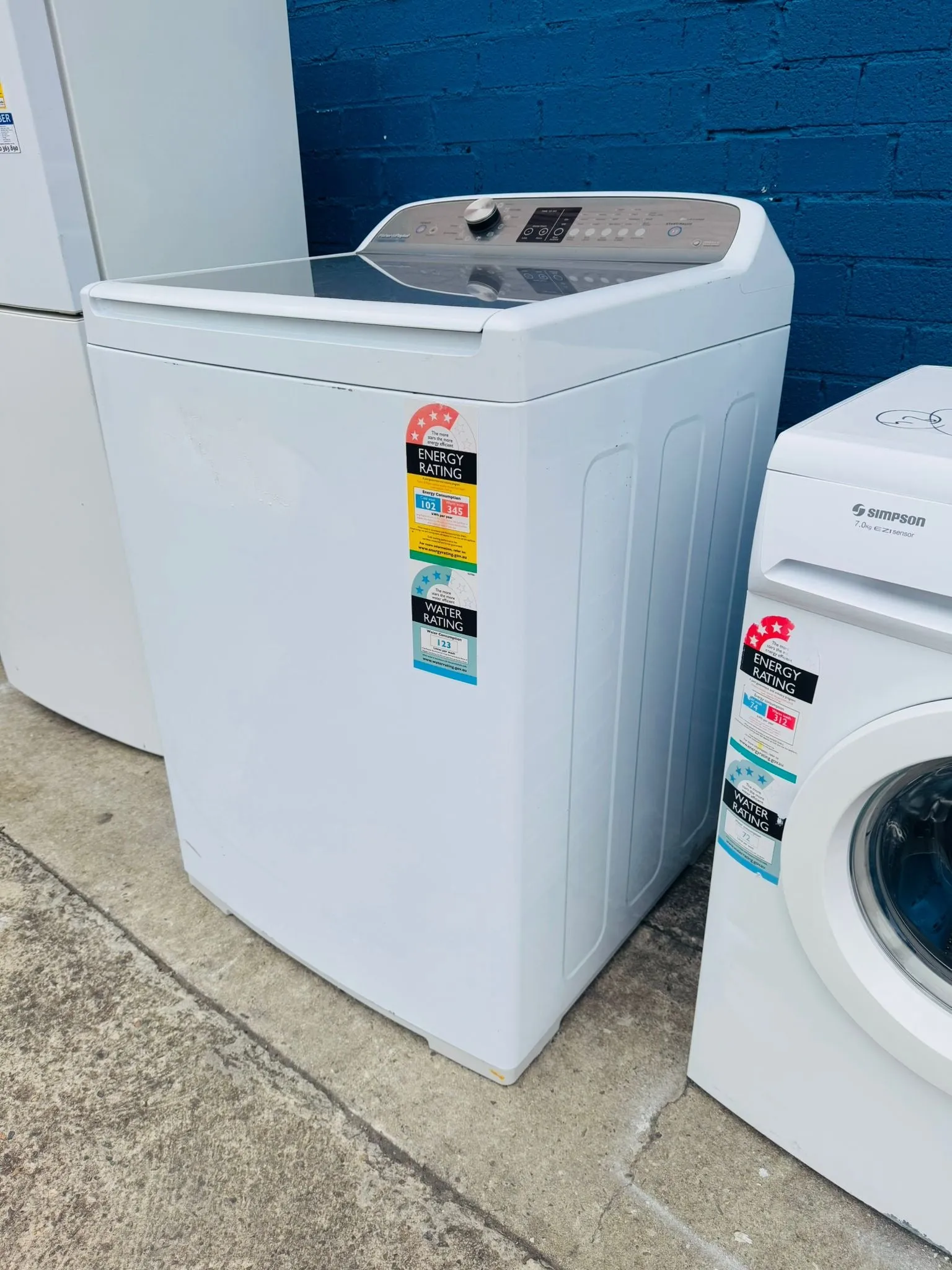 **FISHER & PAYKEL 10KGS TOP LOADER WASHING MACHINE**