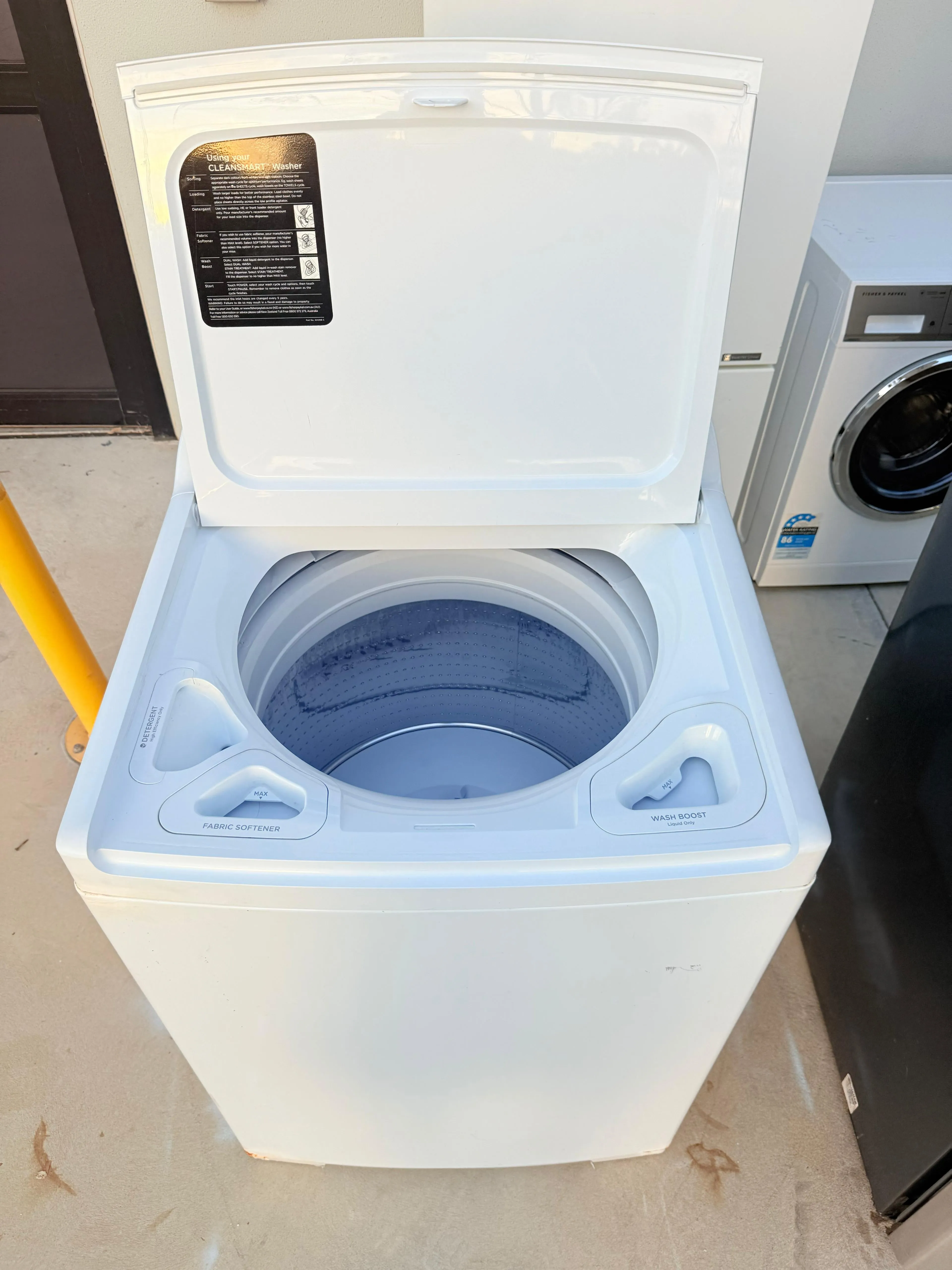 **FISHER & PAYKEL 10KGS TOP LOADER WASHING MACHINE**