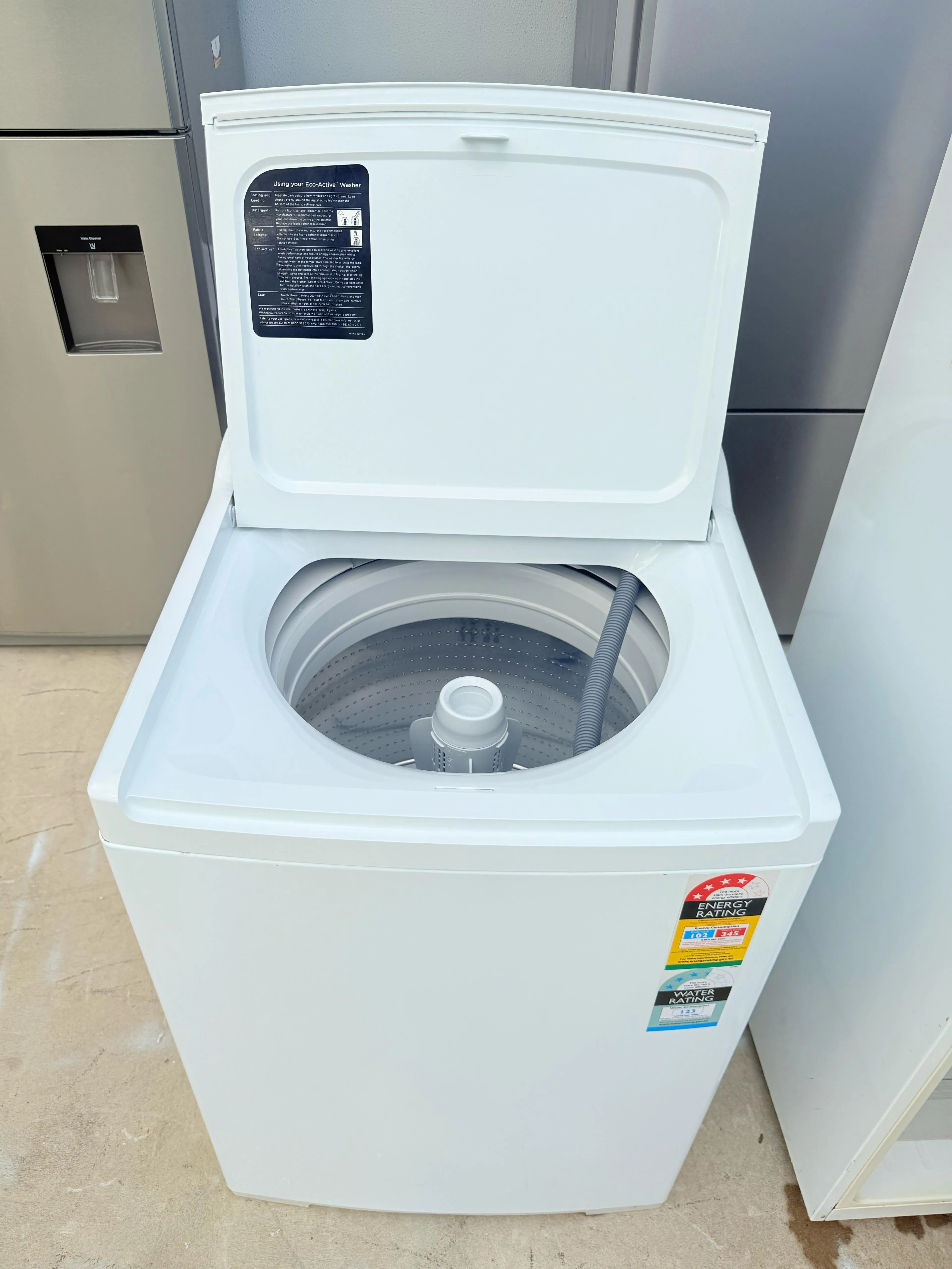 **FISHER & PAYKEL 10KGS TOP LOADER WASHING MACHINE**