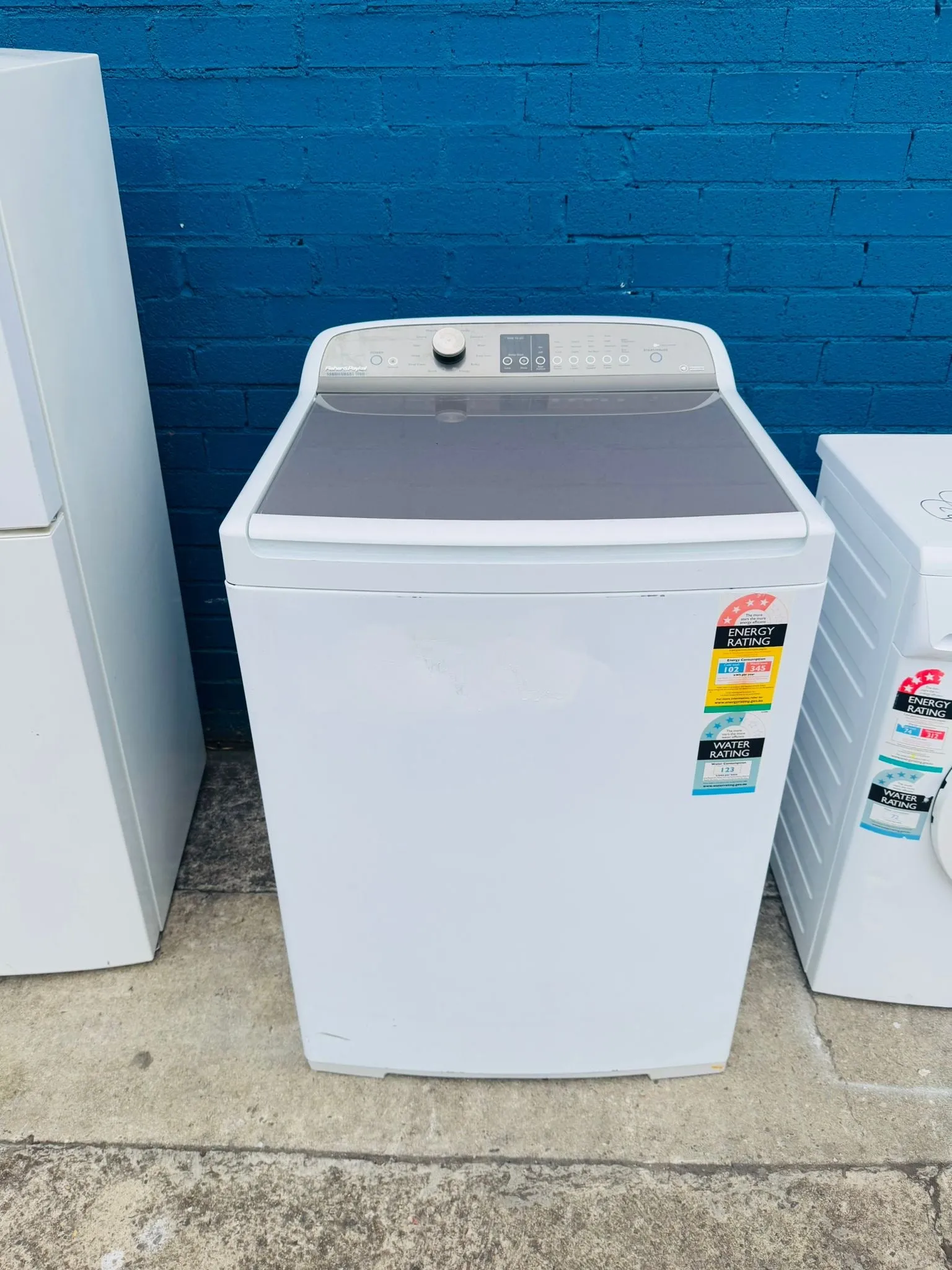 **FISHER & PAYKEL 10KGS TOP LOADER WASHING MACHINE**