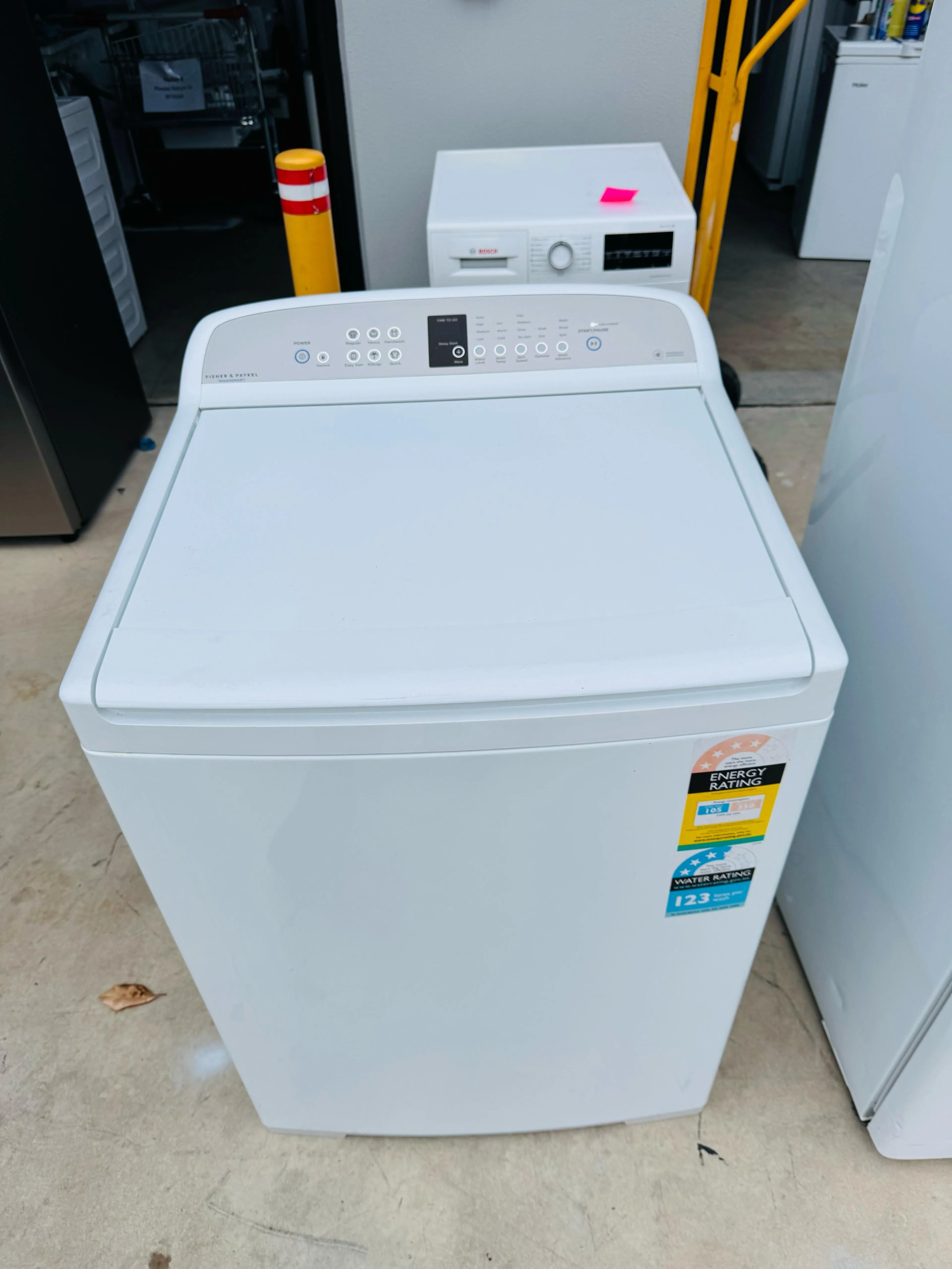 **FISHER & PAYKEL 10KGS TOP LOADER WASHING MACHINE**