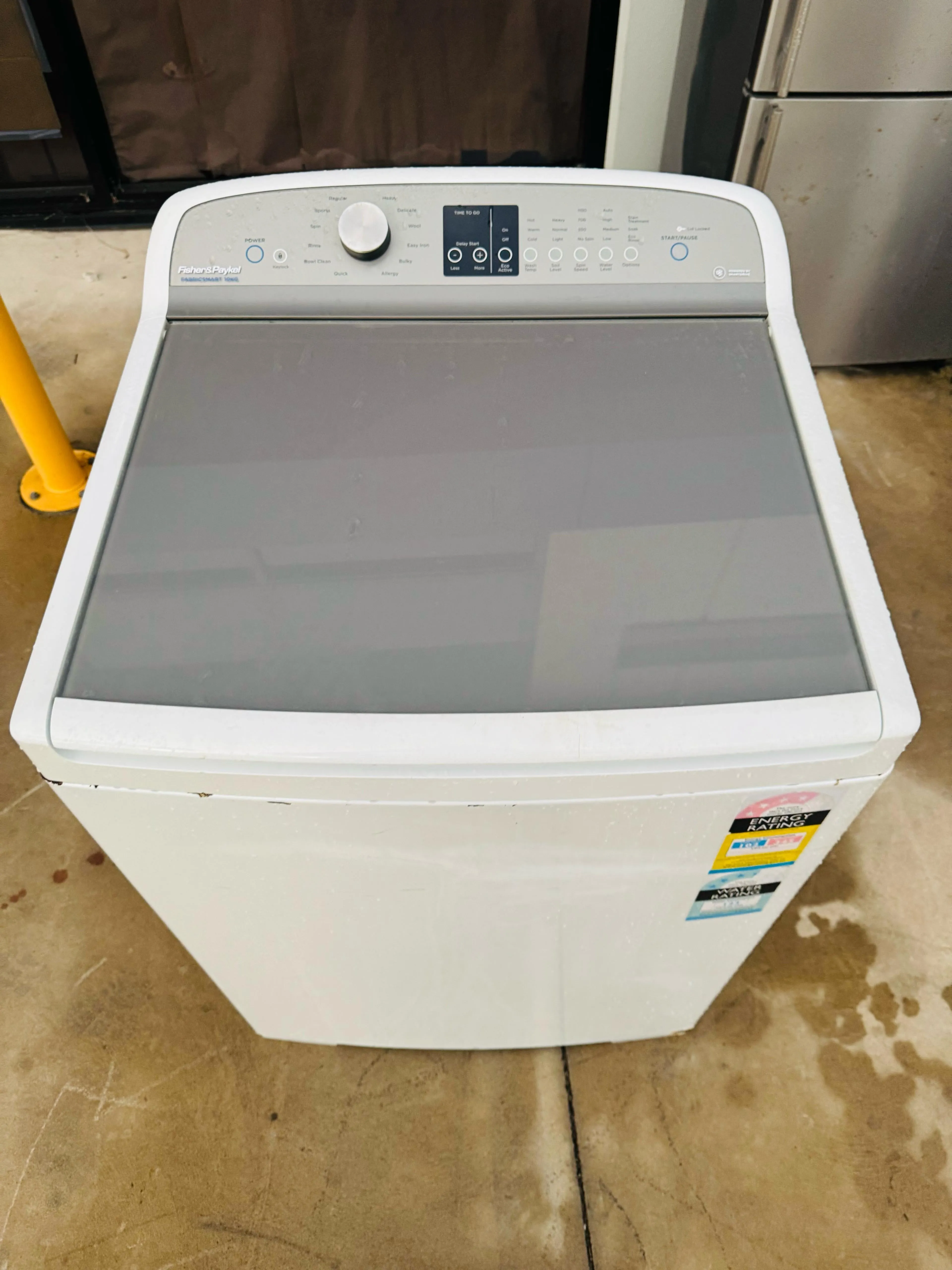 **FISHER & PAYKEL 10KGS TOP LOADER WASHING MACHINE**