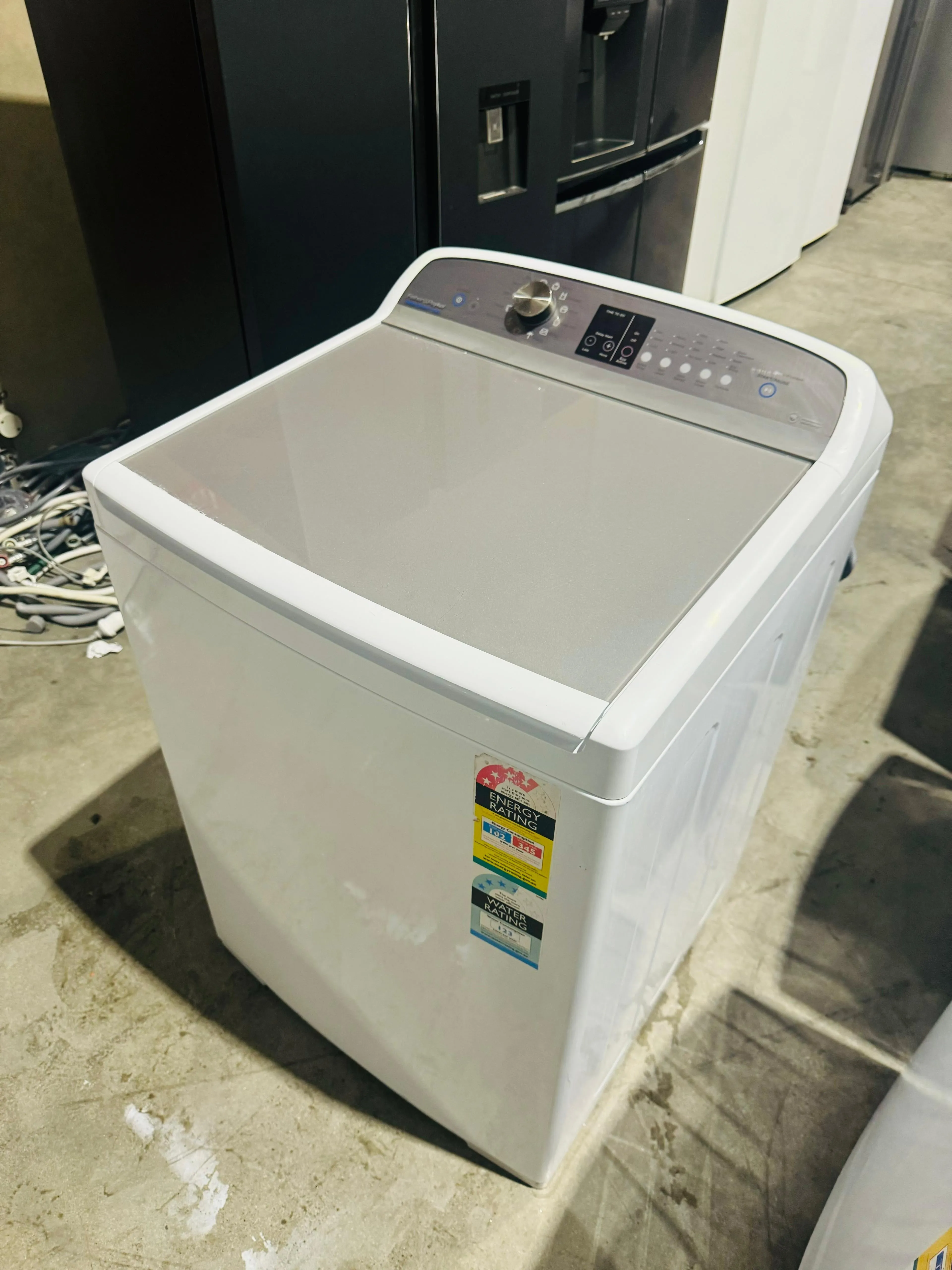 **FISHER & PAYKEL 10KGS TOP LOADER WASHING MACHINE**