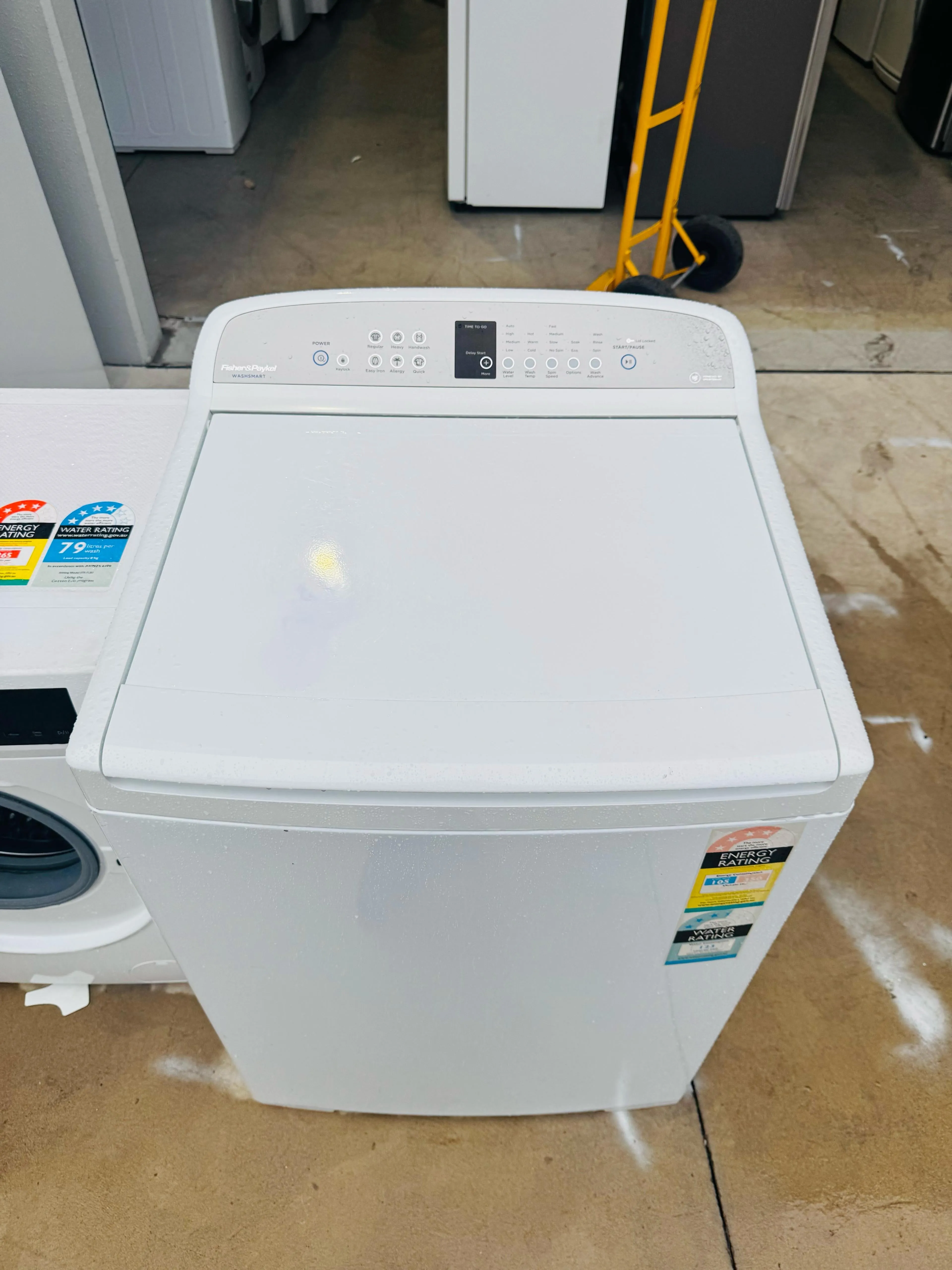 **FISHER & PAYKEL 10KGS TOP LOADER WASHING MACHINE**