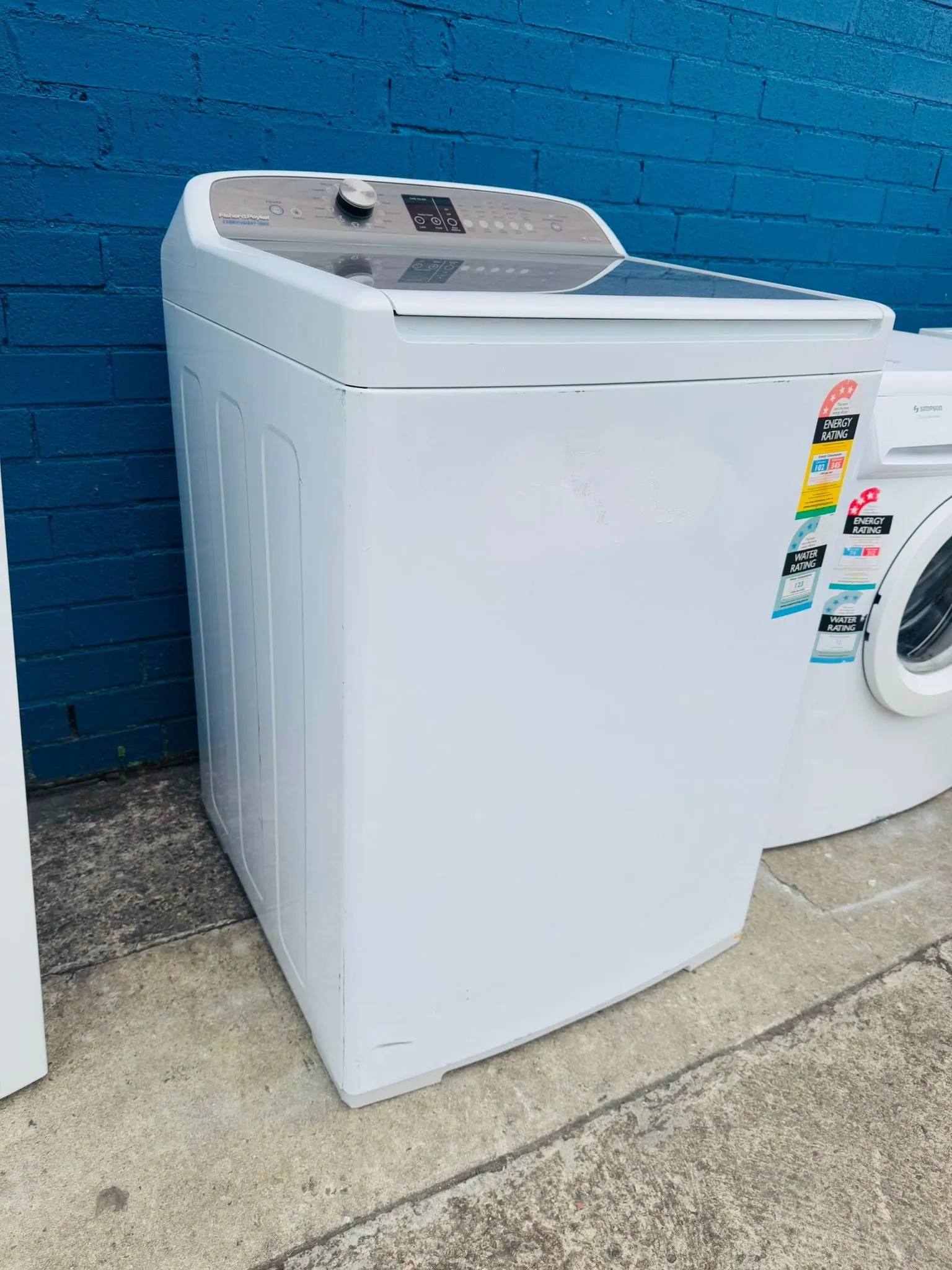 **FISHER & PAYKEL 10KGS TOP LOADER WASHING MACHINE**