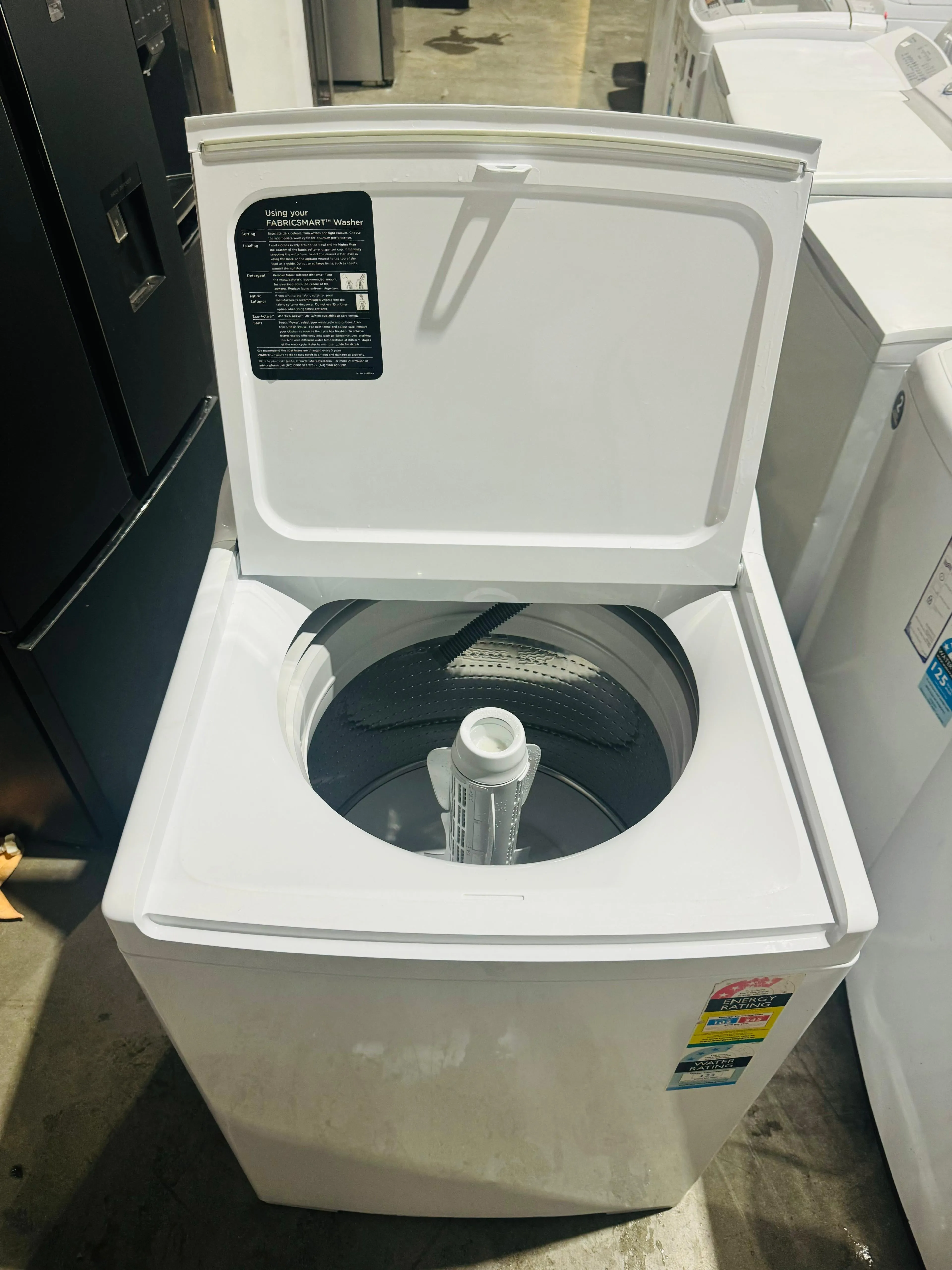 **FISHER & PAYKEL 10KGS TOP LOADER WASHING MACHINE**