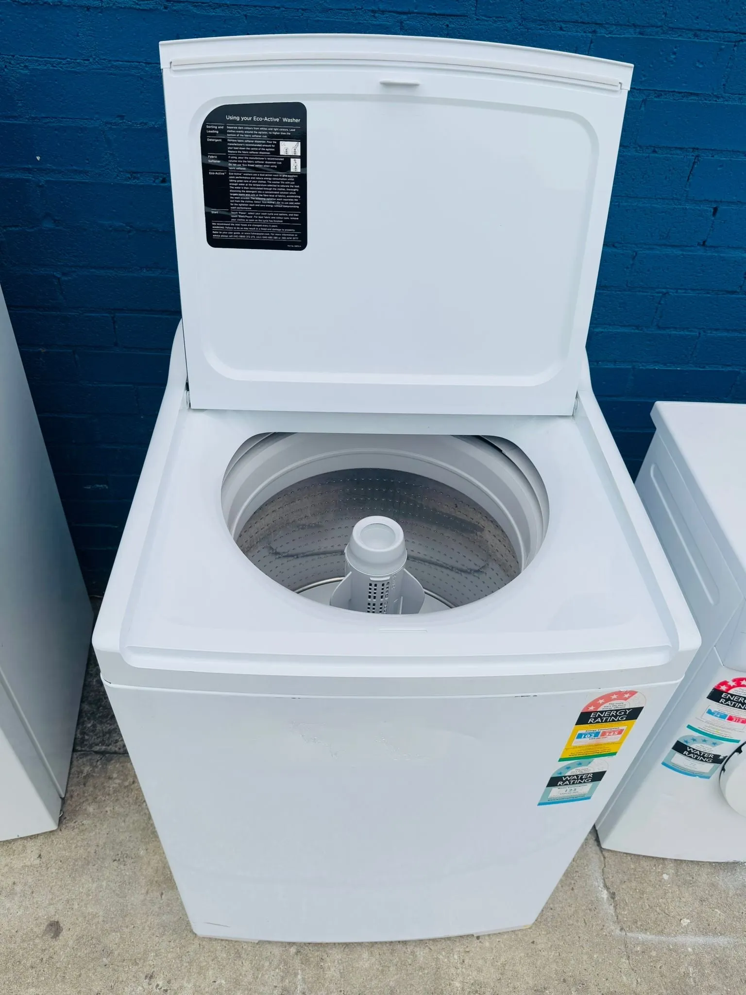 **FISHER & PAYKEL 10KGS TOP LOADER WASHING MACHINE**