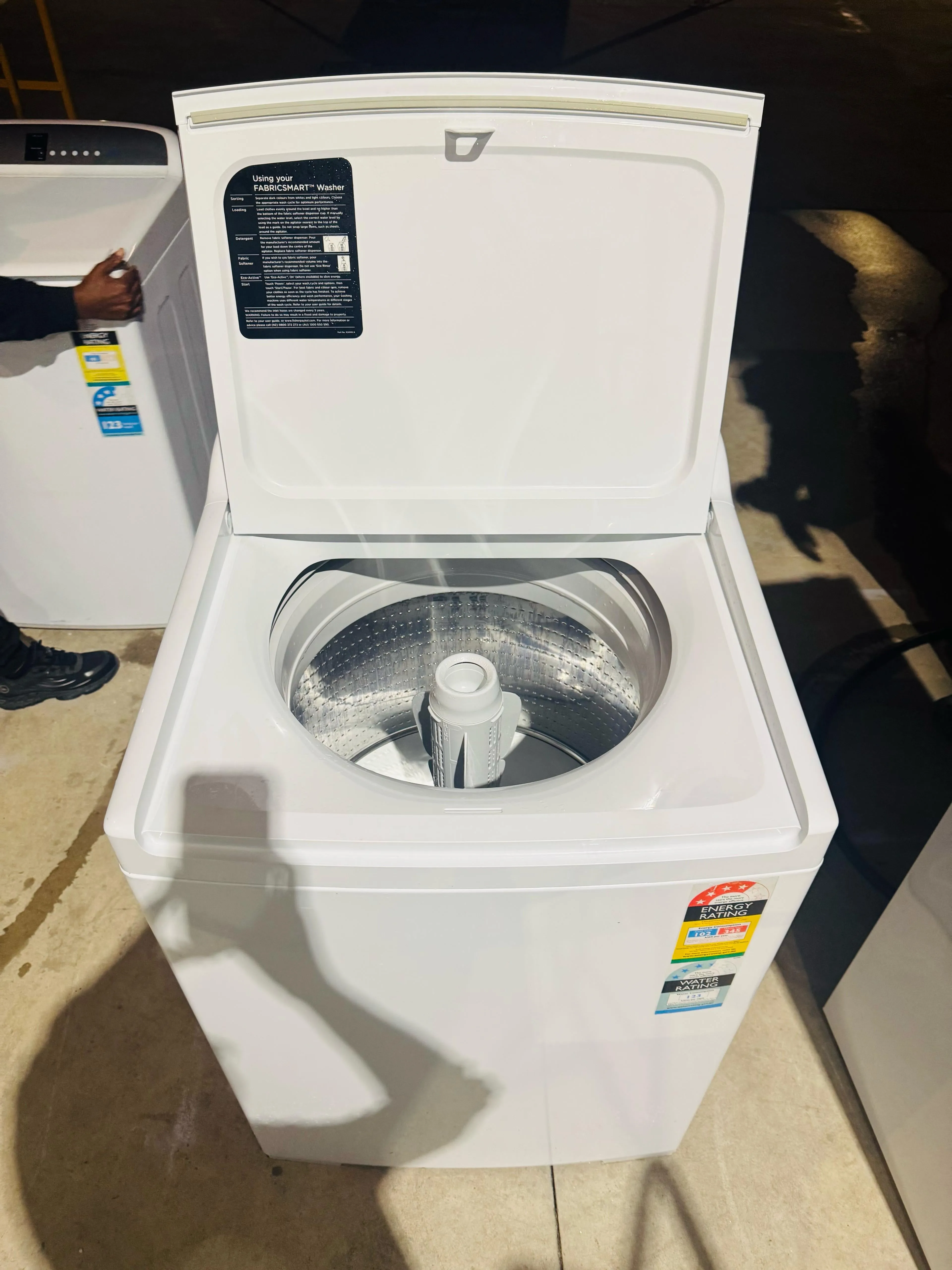 **FISHER & PAYKEL 10KGS TOP LOADER WASHING MACHINE**
