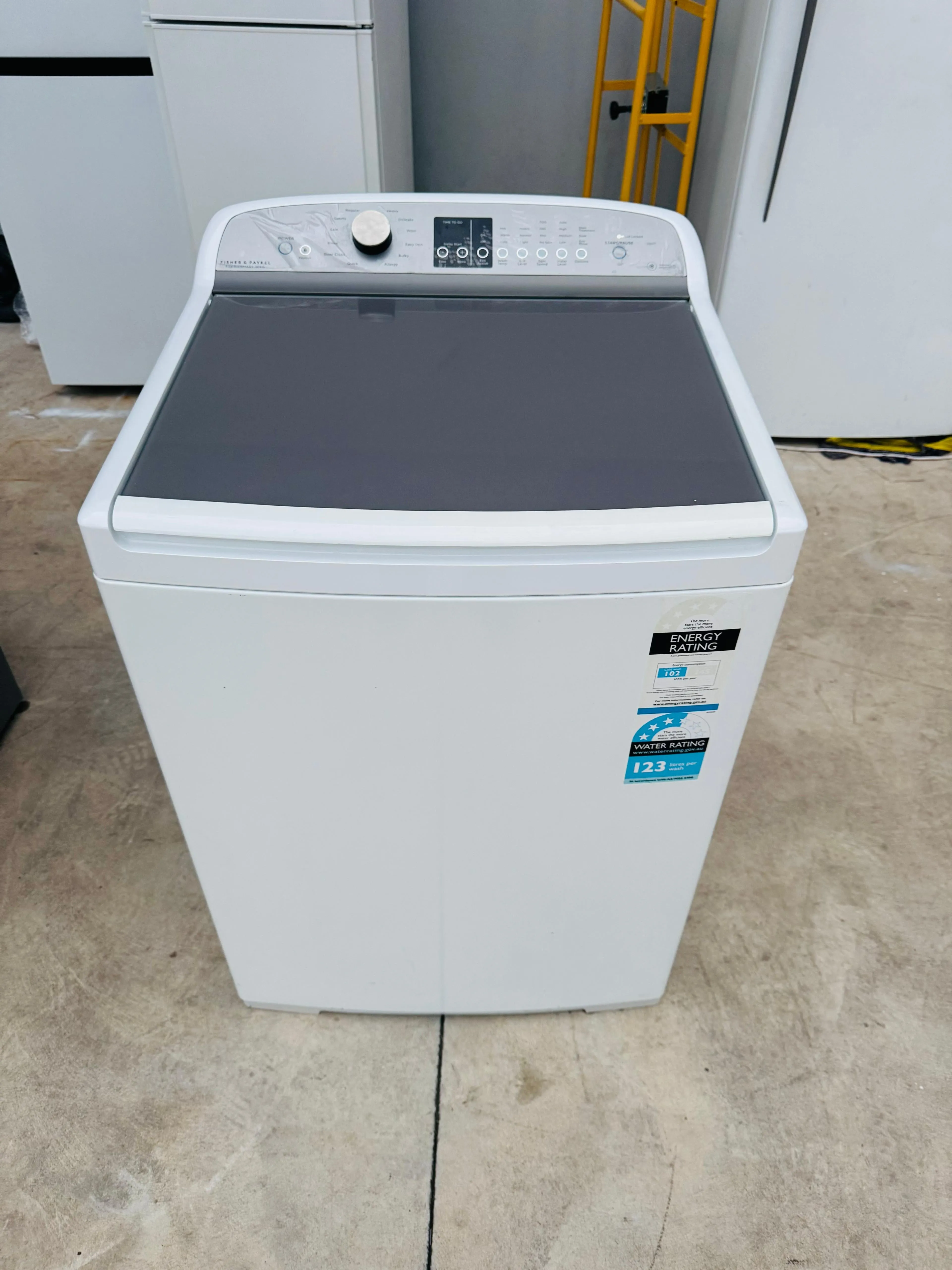 **FISHER & PAYKEL 10KGS TOP LOADER WASHING MACHINE**