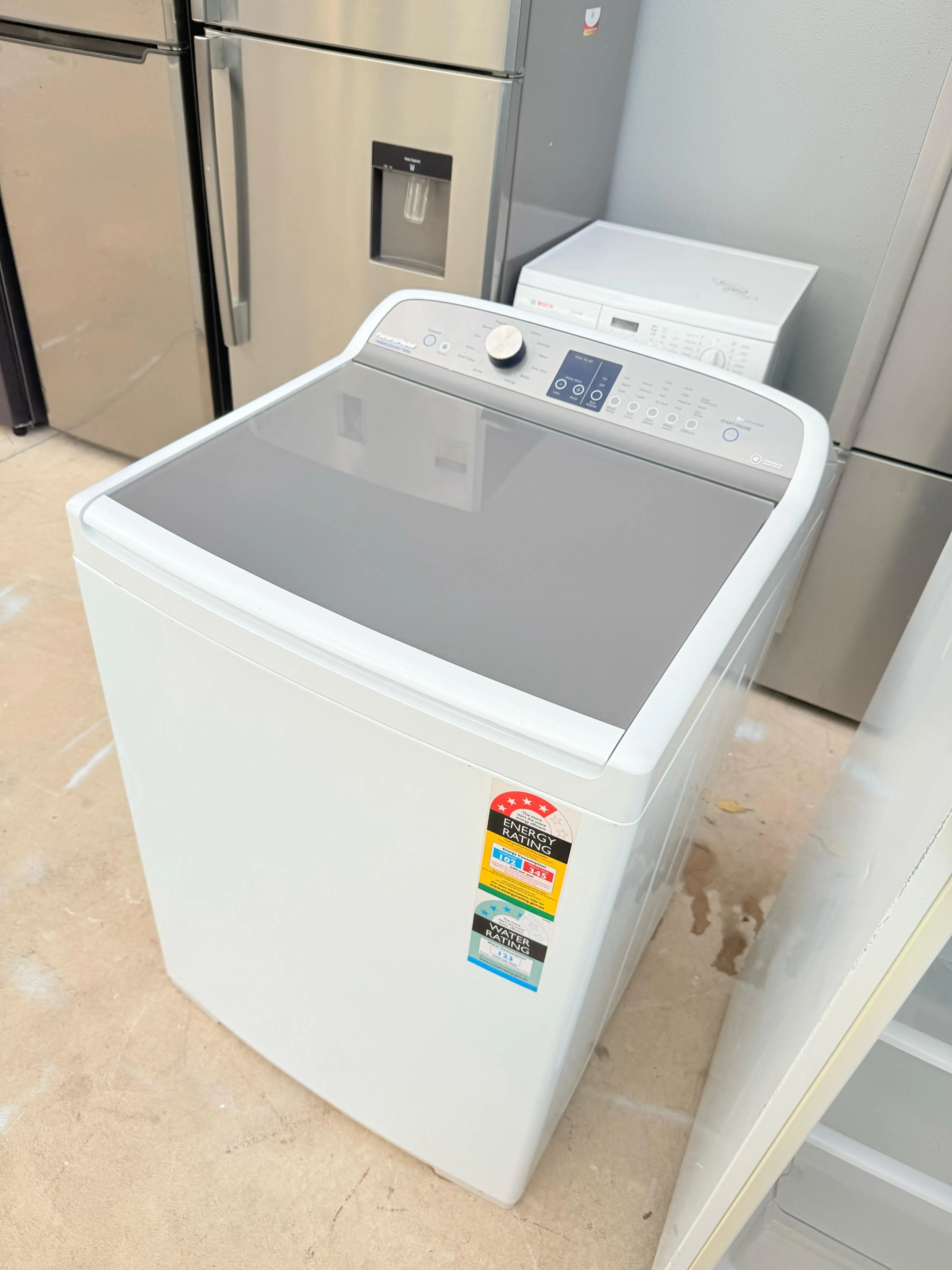 **FISHER & PAYKEL 10KGS TOP LOADER WASHING MACHINE**