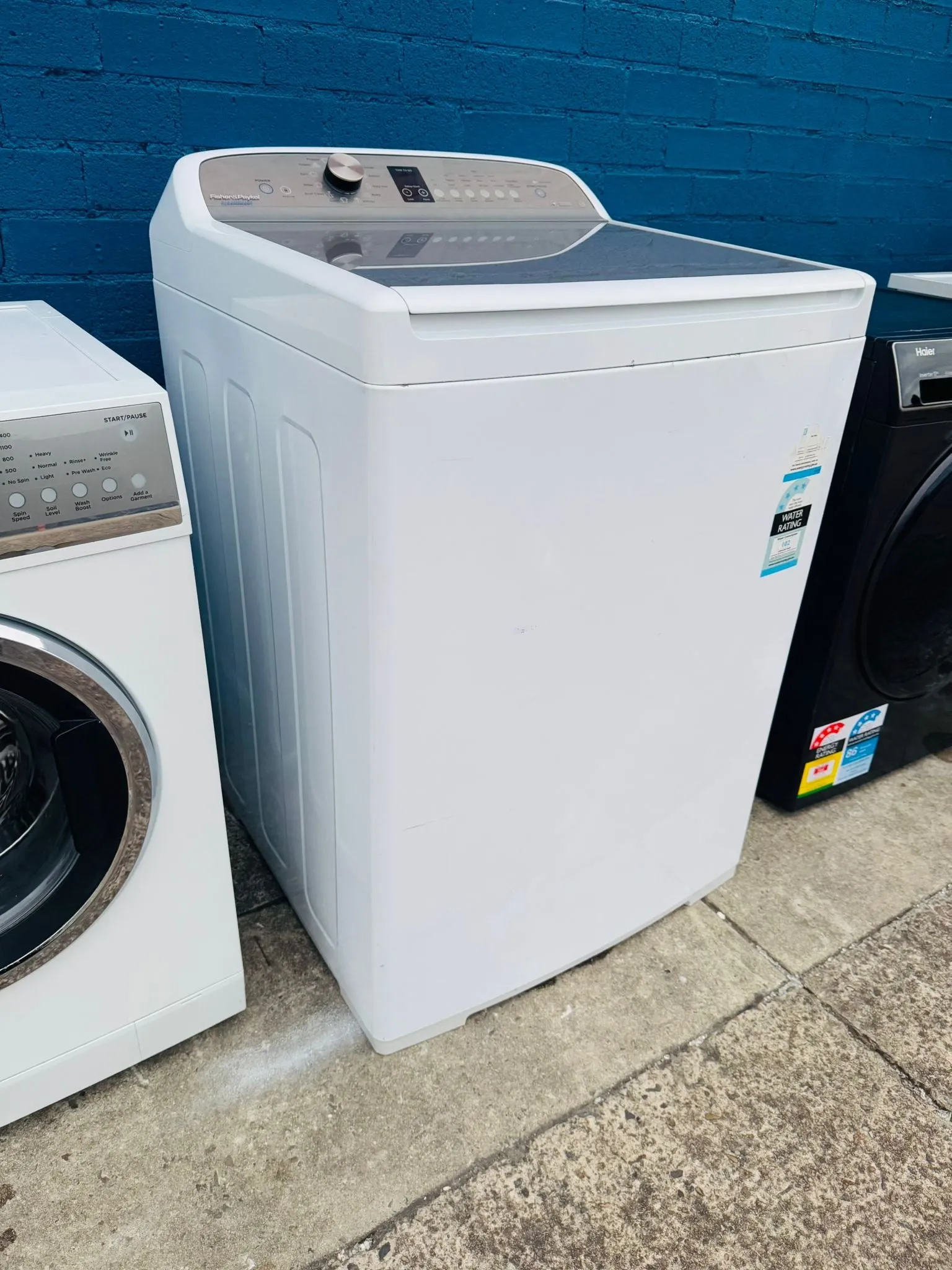 **FISHER & PAYKEL 10KGS TOP LOADER WASHING MACHINE**