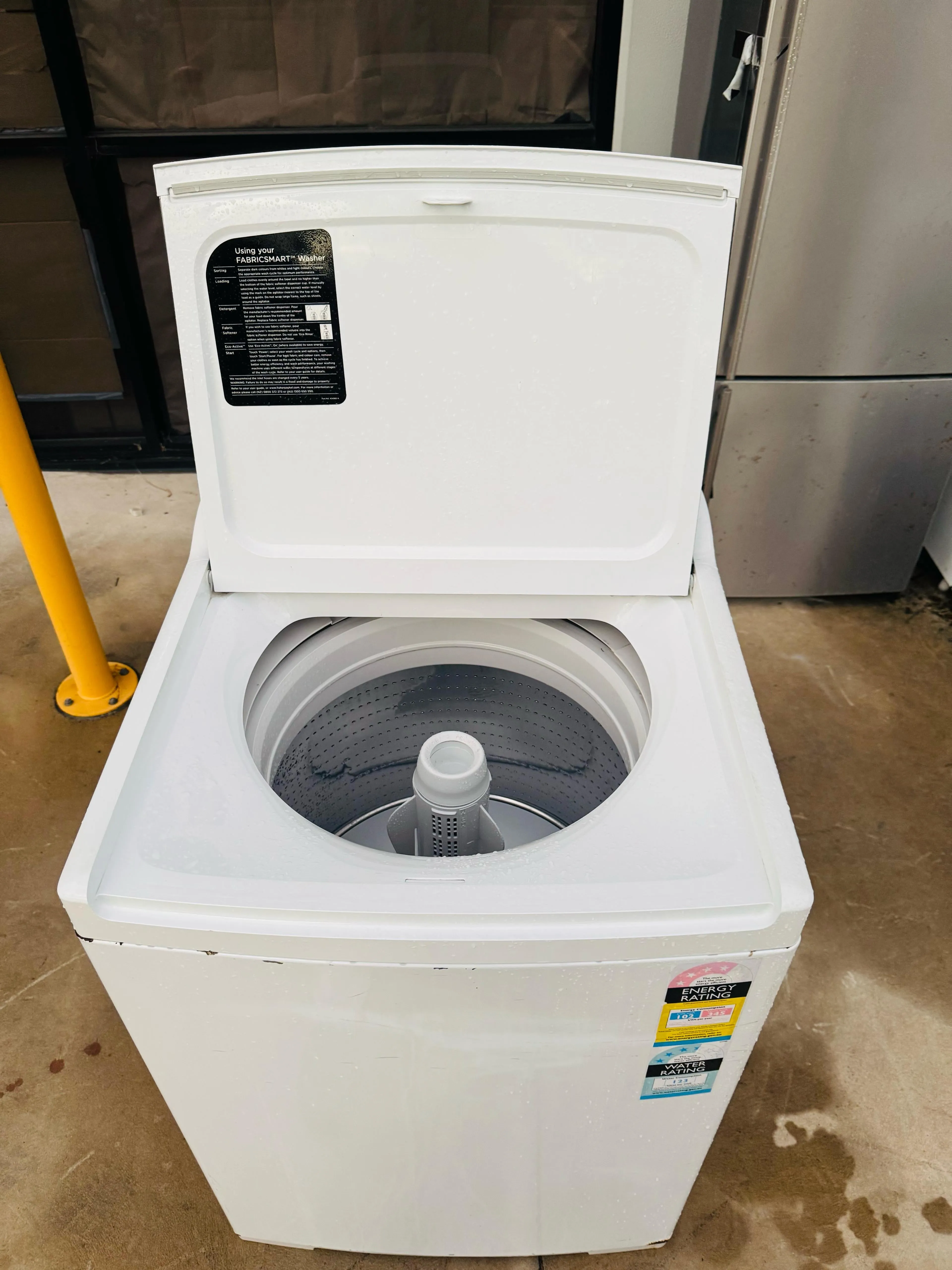 **FISHER & PAYKEL 10KGS TOP LOADER WASHING MACHINE**