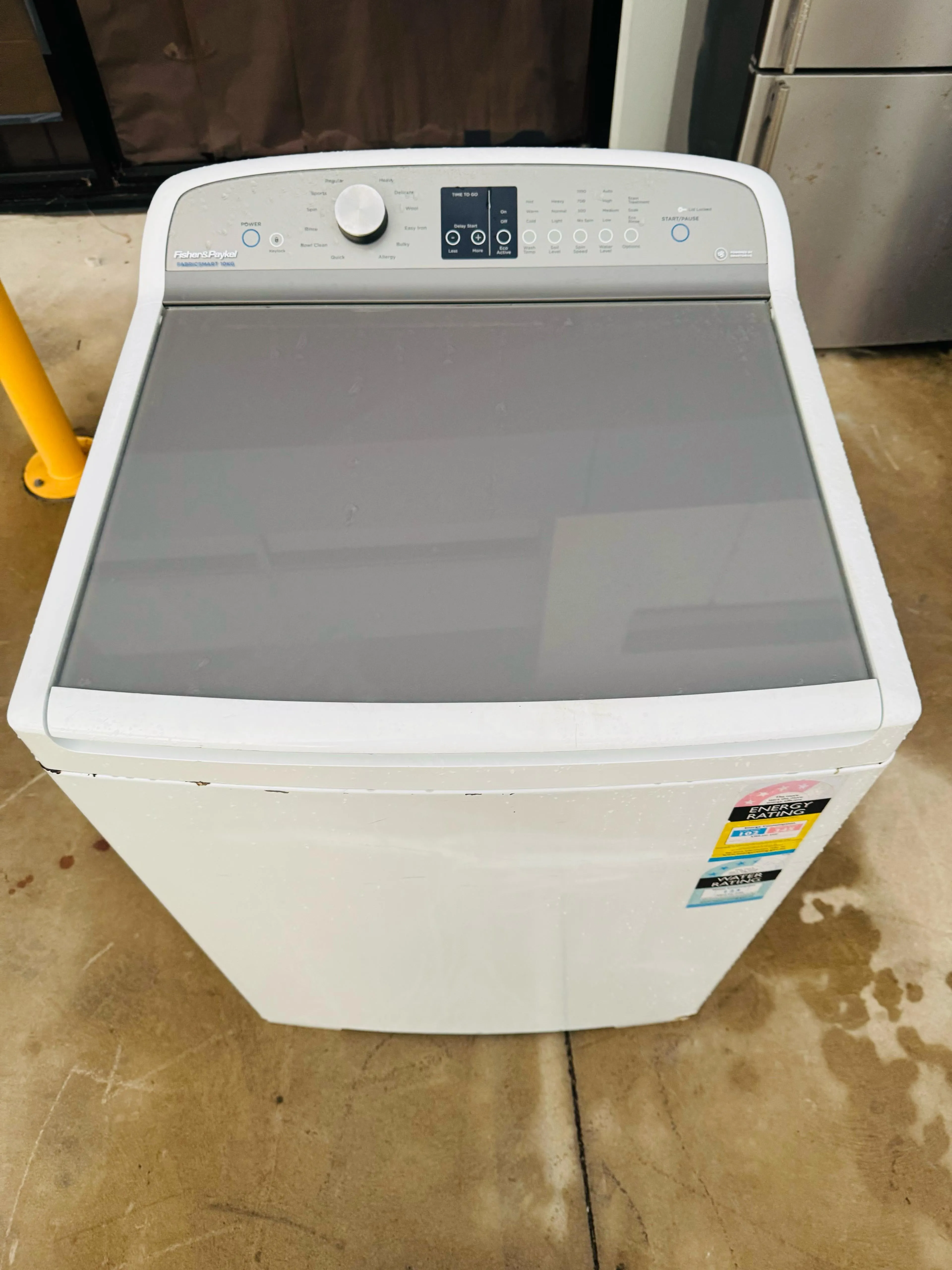 **FISHER & PAYKEL 10KGS TOP LOADER WASHING MACHINE**