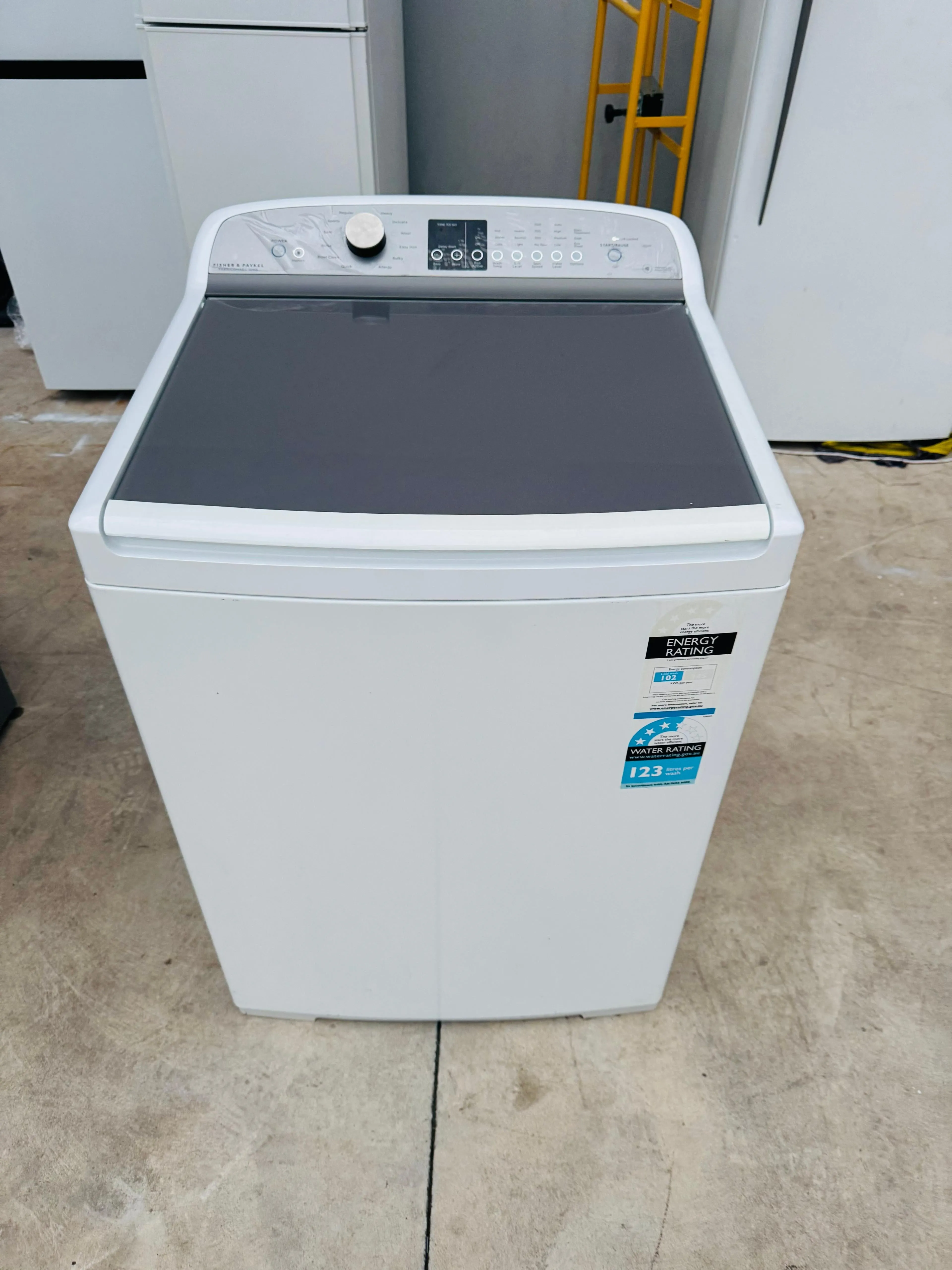 **FISHER & PAYKEL 10KGS TOP LOADER WASHING MACHINE**
