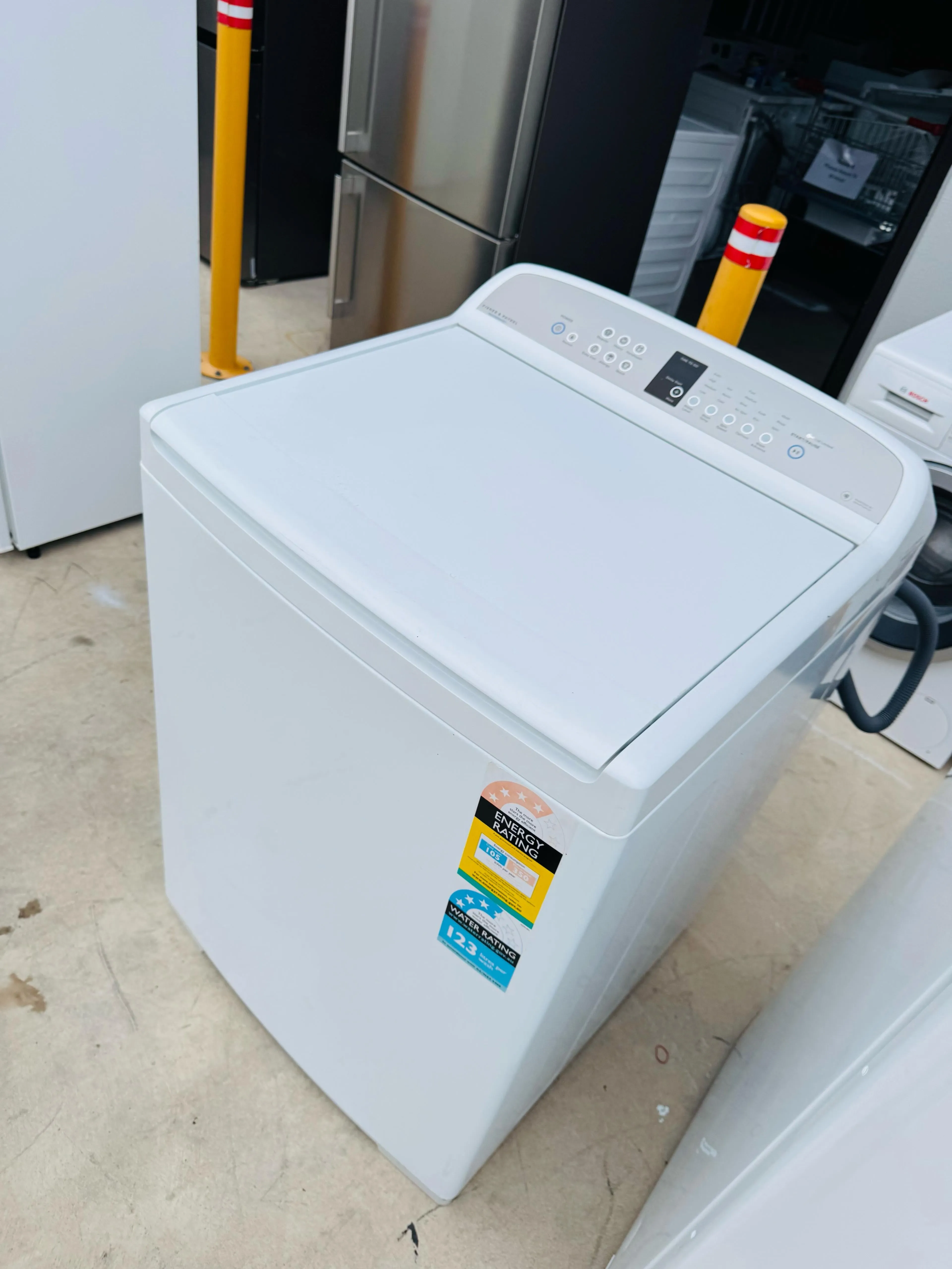 **FISHER & PAYKEL 10KGS TOP LOADER WASHING MACHINE**