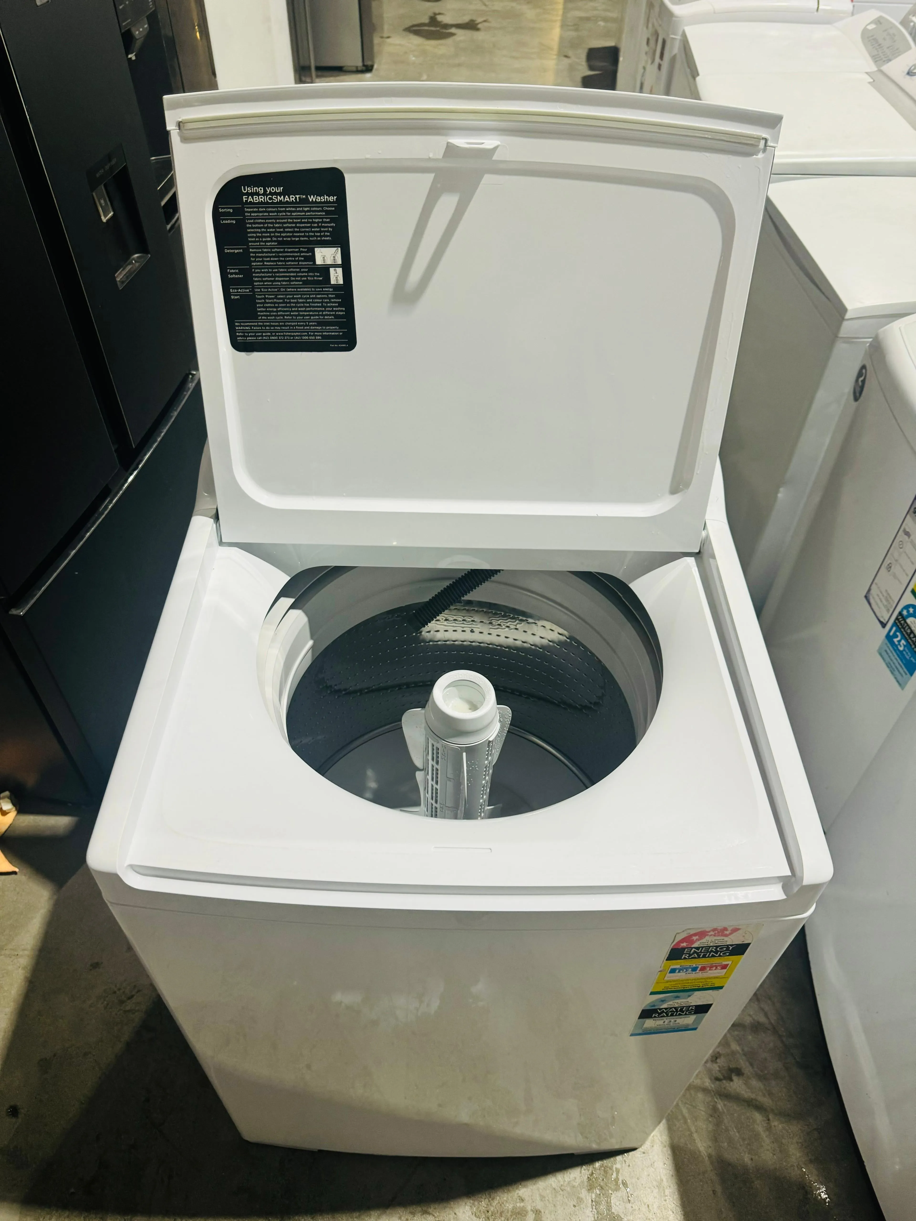 **FISHER & PAYKEL 10KGS TOP LOADER WASHING MACHINE**