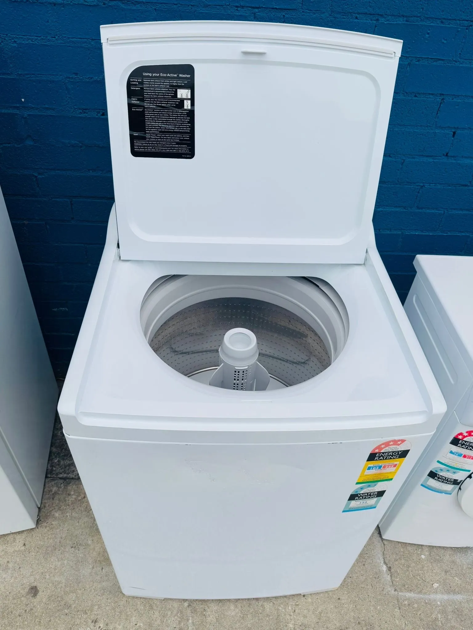 **FISHER & PAYKEL 10KGS TOP LOADER WASHING MACHINE**