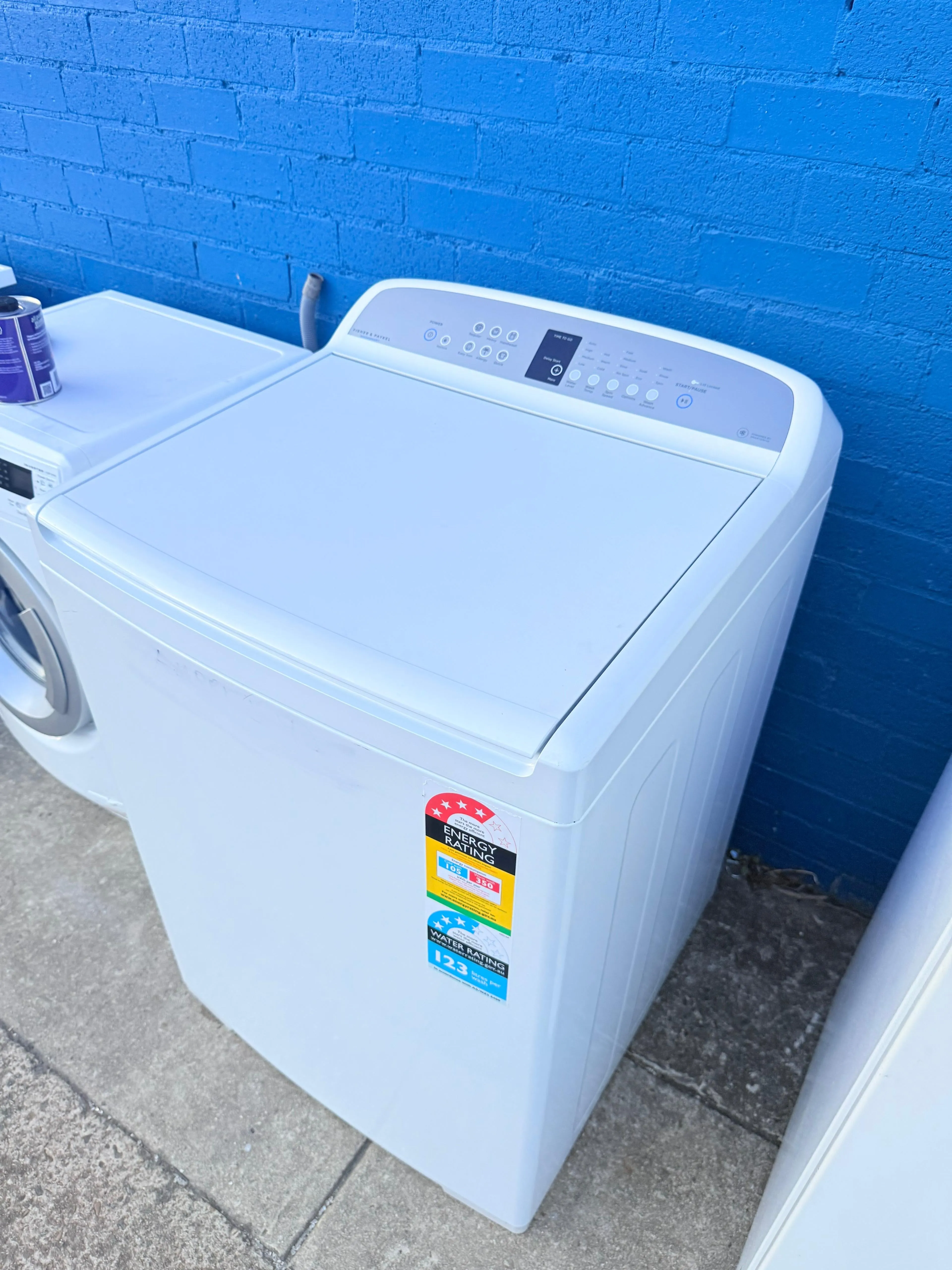 **FISHER & PAYKEL 10KGS TOP LOADER WASHING MACHINE**