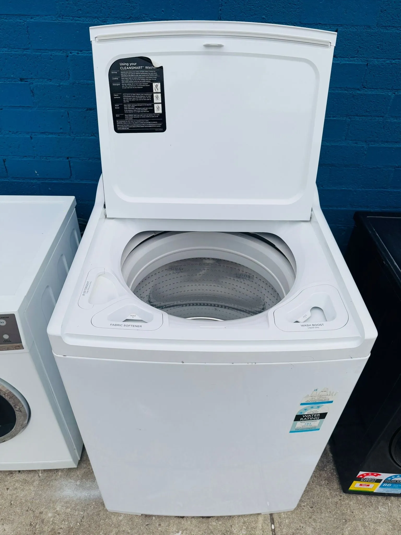 **FISHER & PAYKEL 10KGS TOP LOADER WASHING MACHINE**