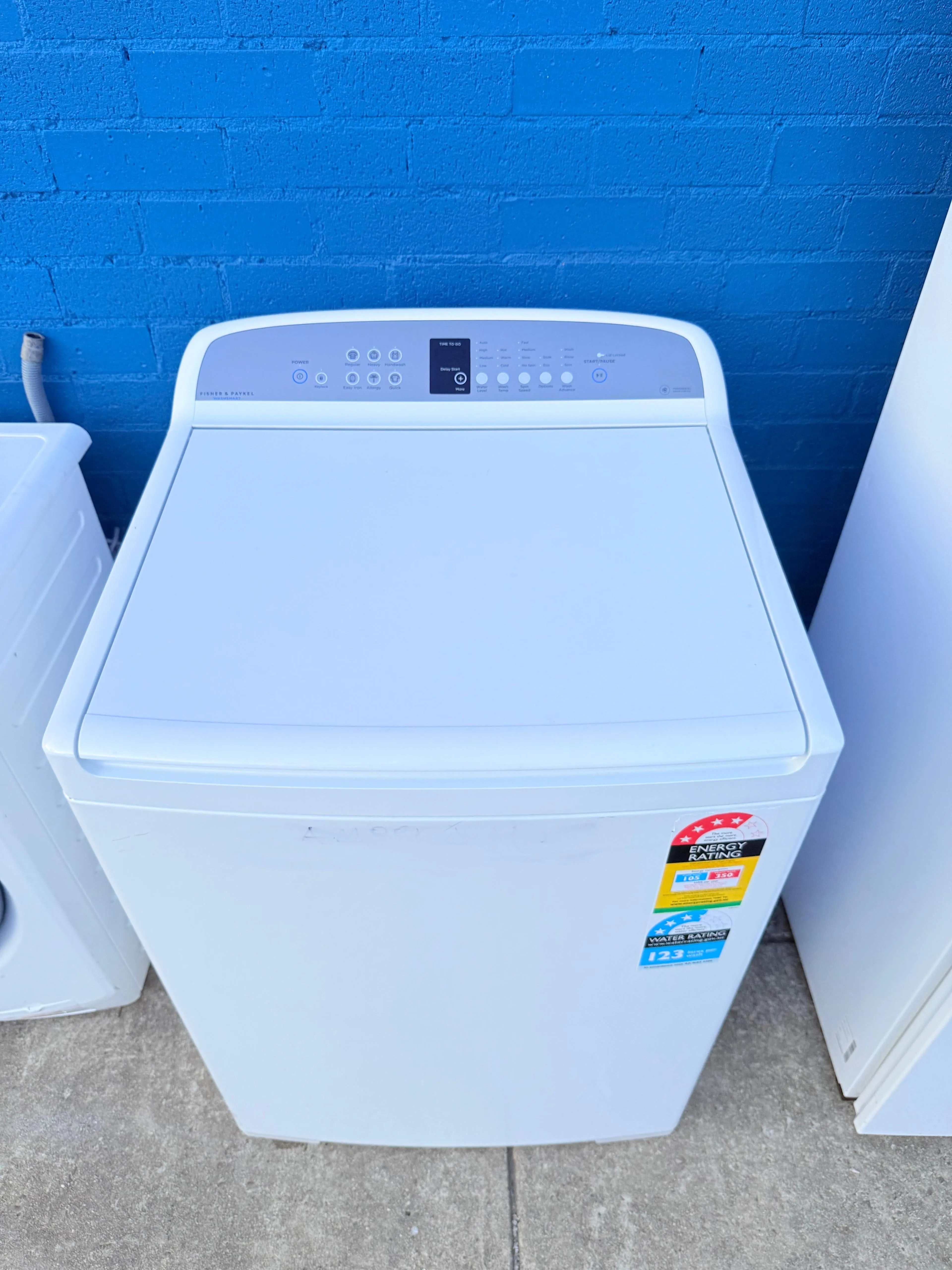 **FISHER & PAYKEL 10KGS TOP LOADER WASHING MACHINE**