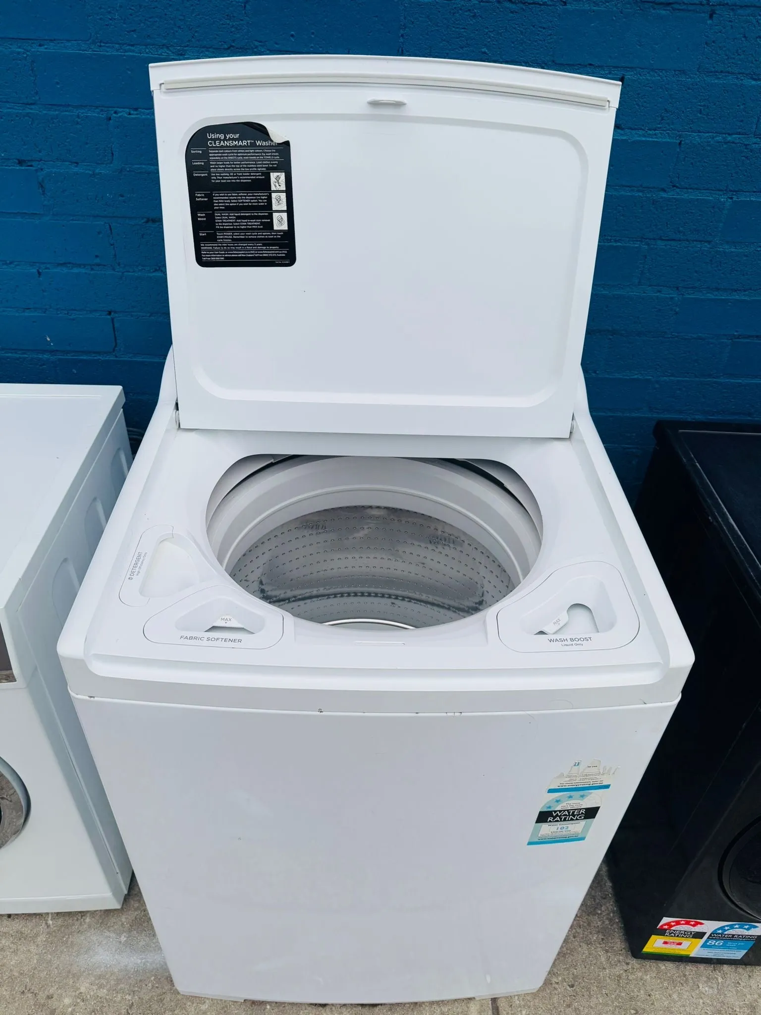 **FISHER & PAYKEL 10KGS TOP LOADER WASHING MACHINE**