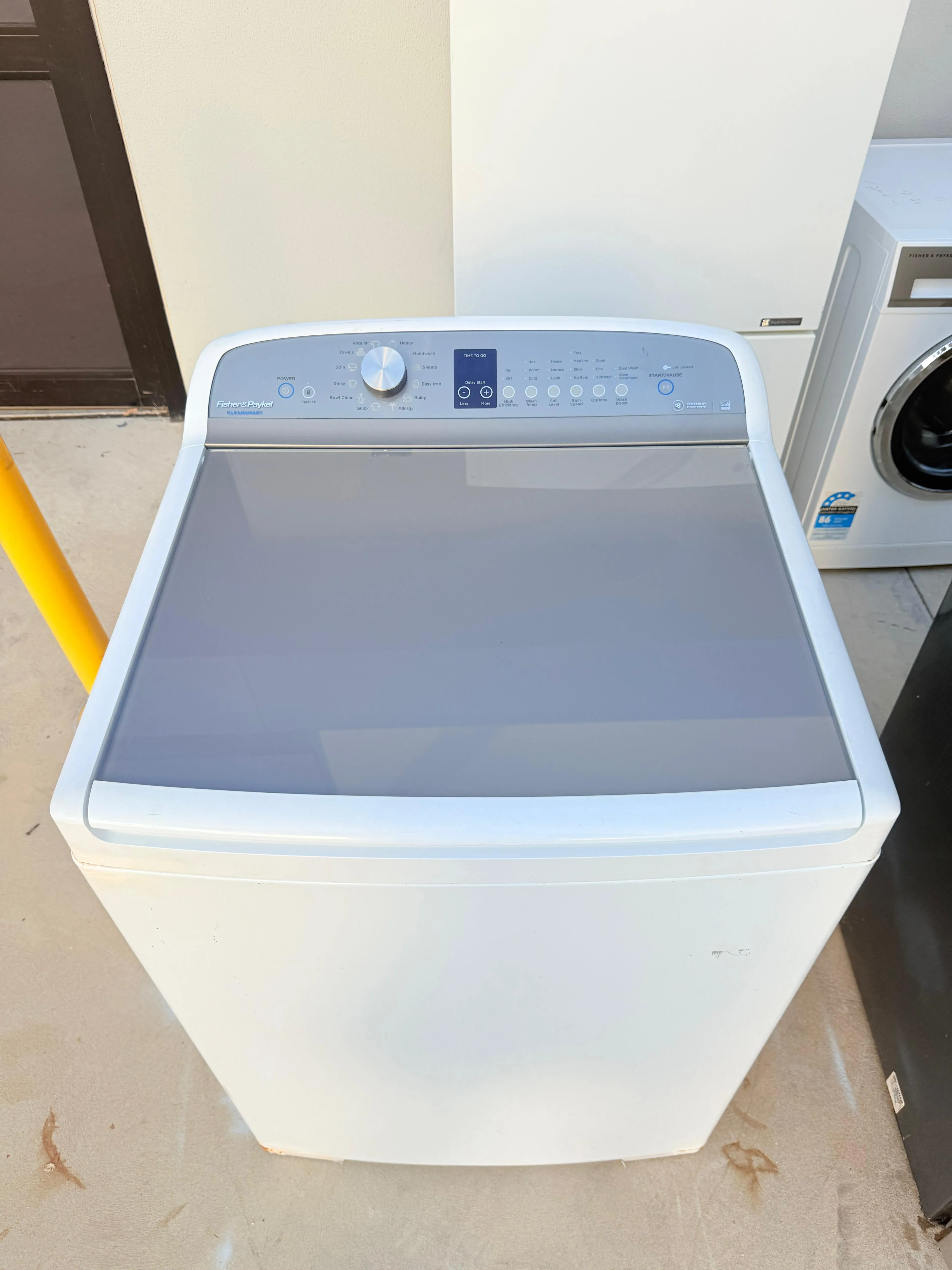 **FISHER & PAYKEL 10KGS TOP LOADER WASHING MACHINE**
