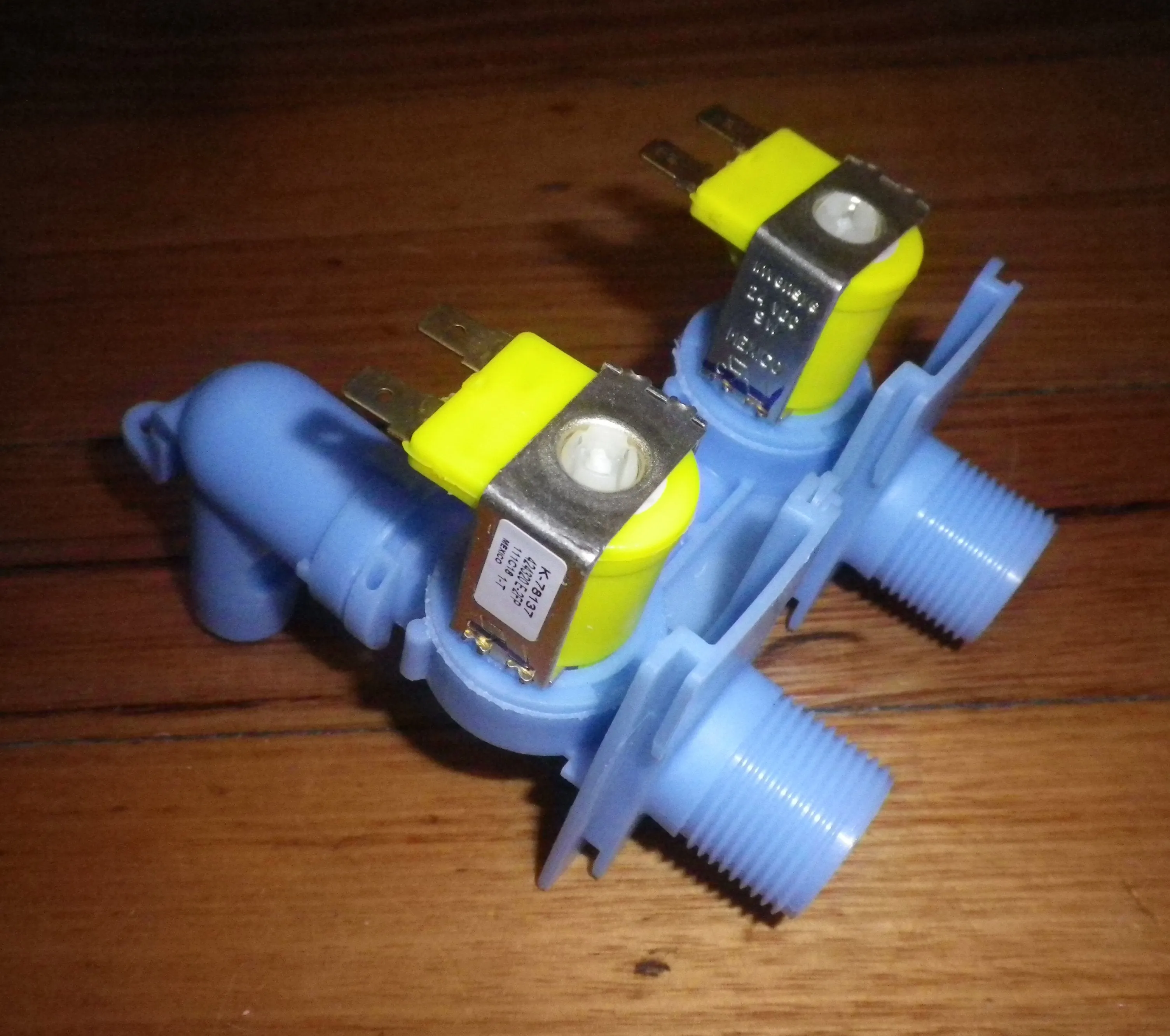 Fisher & Paykel 24Volt Dual Blue Inlet Valve w/o Temp Sensor - Part # 430041P