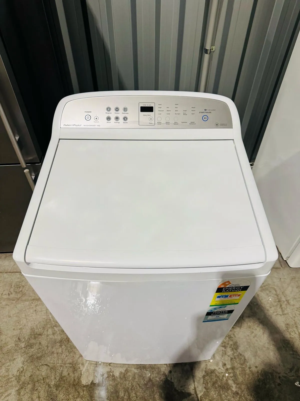 **FISHER & PAYKEL 7 KGS TOP LOADER WASHING MACHINE (A)**