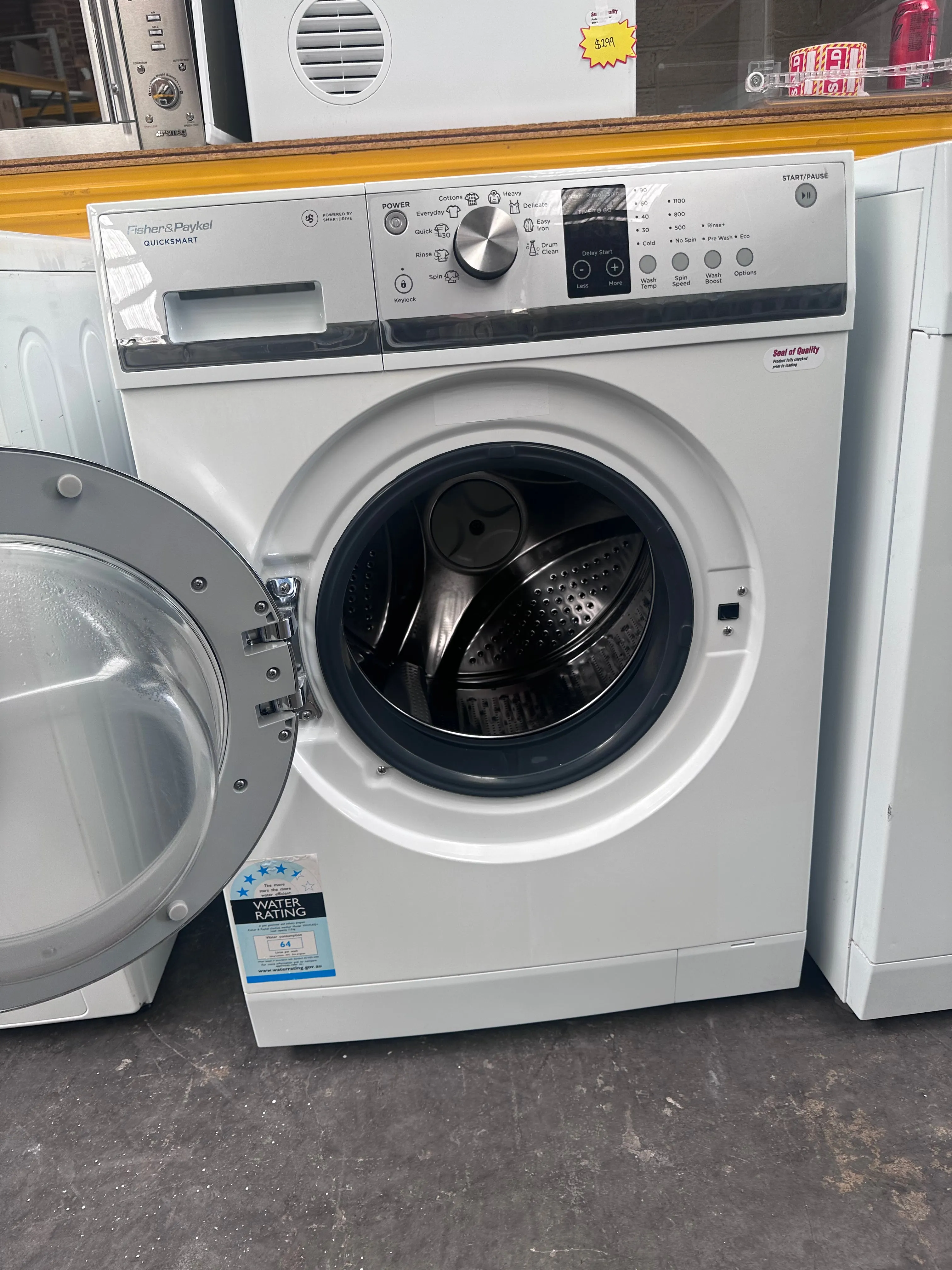 Fisher & Paykel 7.5kg QuickSmart Front Loader [Refurbished]